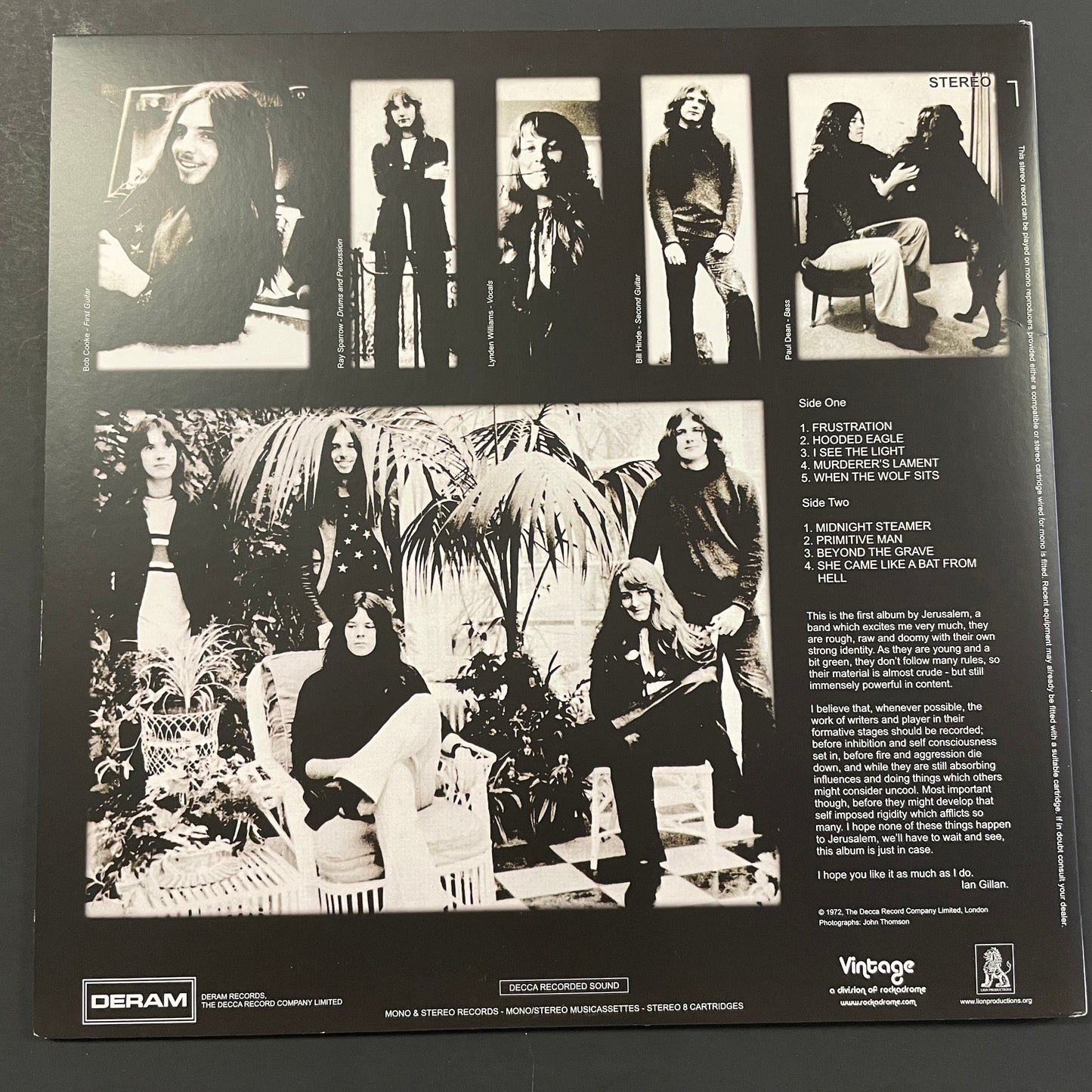 Jerusalem - Jerusalem LP (used)