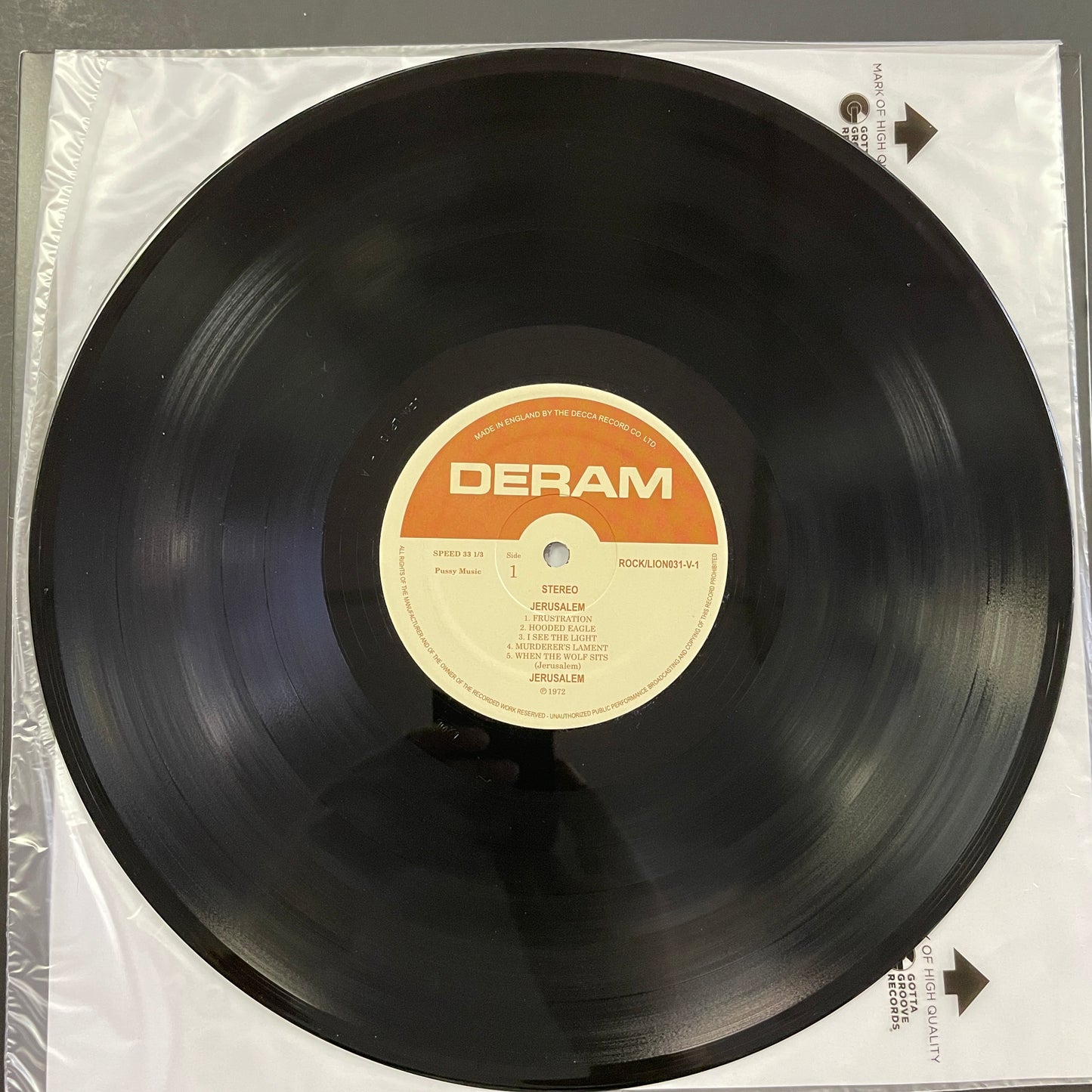 Jerusalem - Jerusalem LP (used)