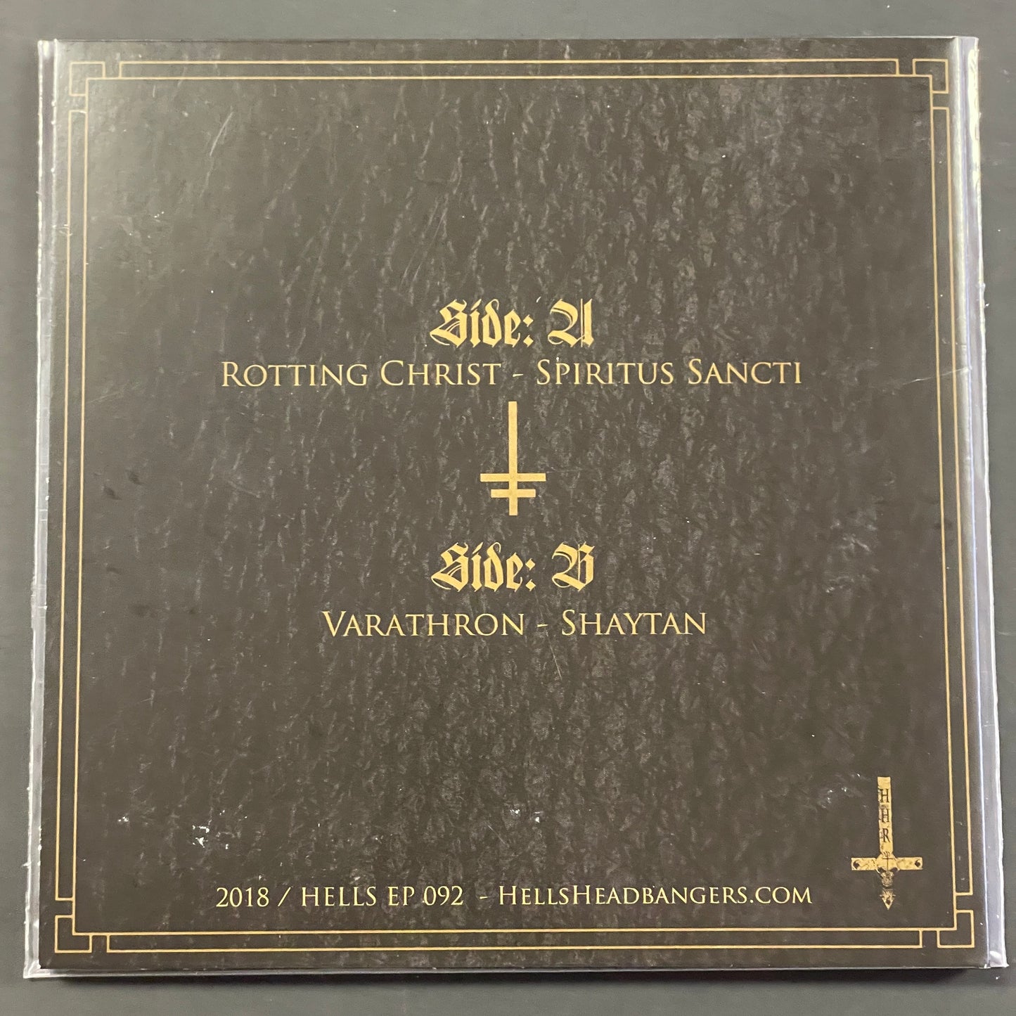 Rotting Christ / Varathron - Duality of the Unholy Existence 7" EP (used)