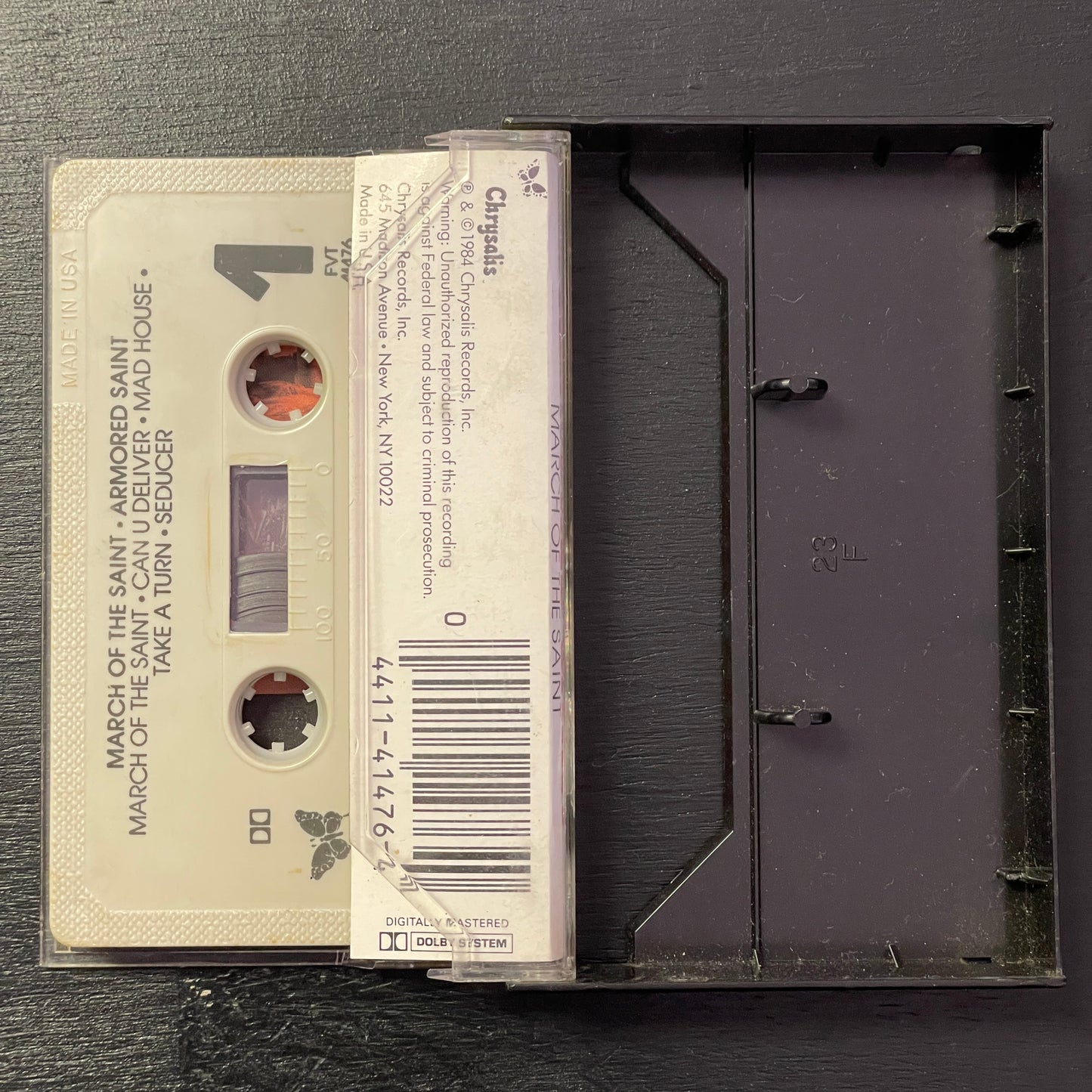 Armored Saint - March of the Saint original cassette tape (used)