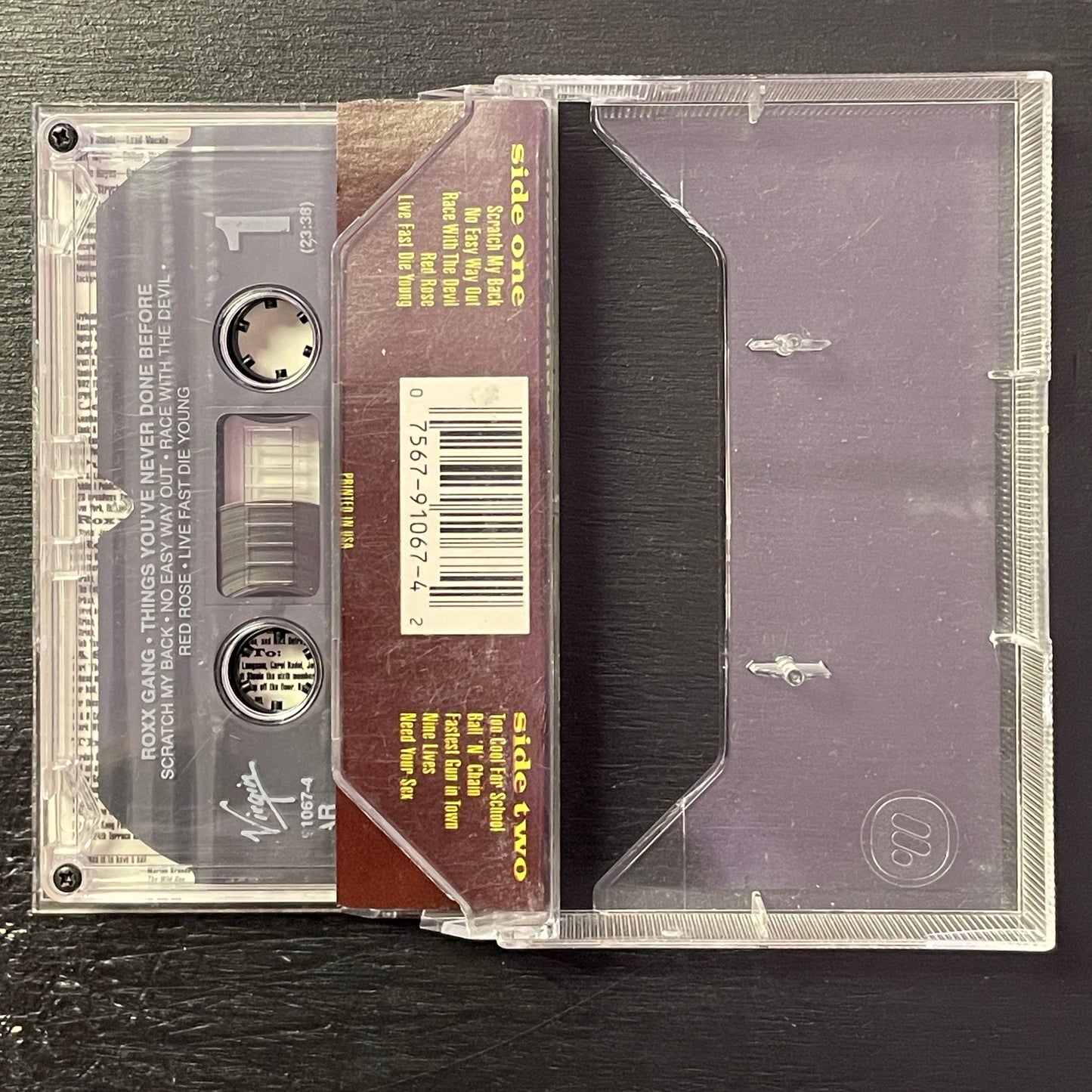 Roxx Gang - Things You've Never Done Before original cassette tape (used)