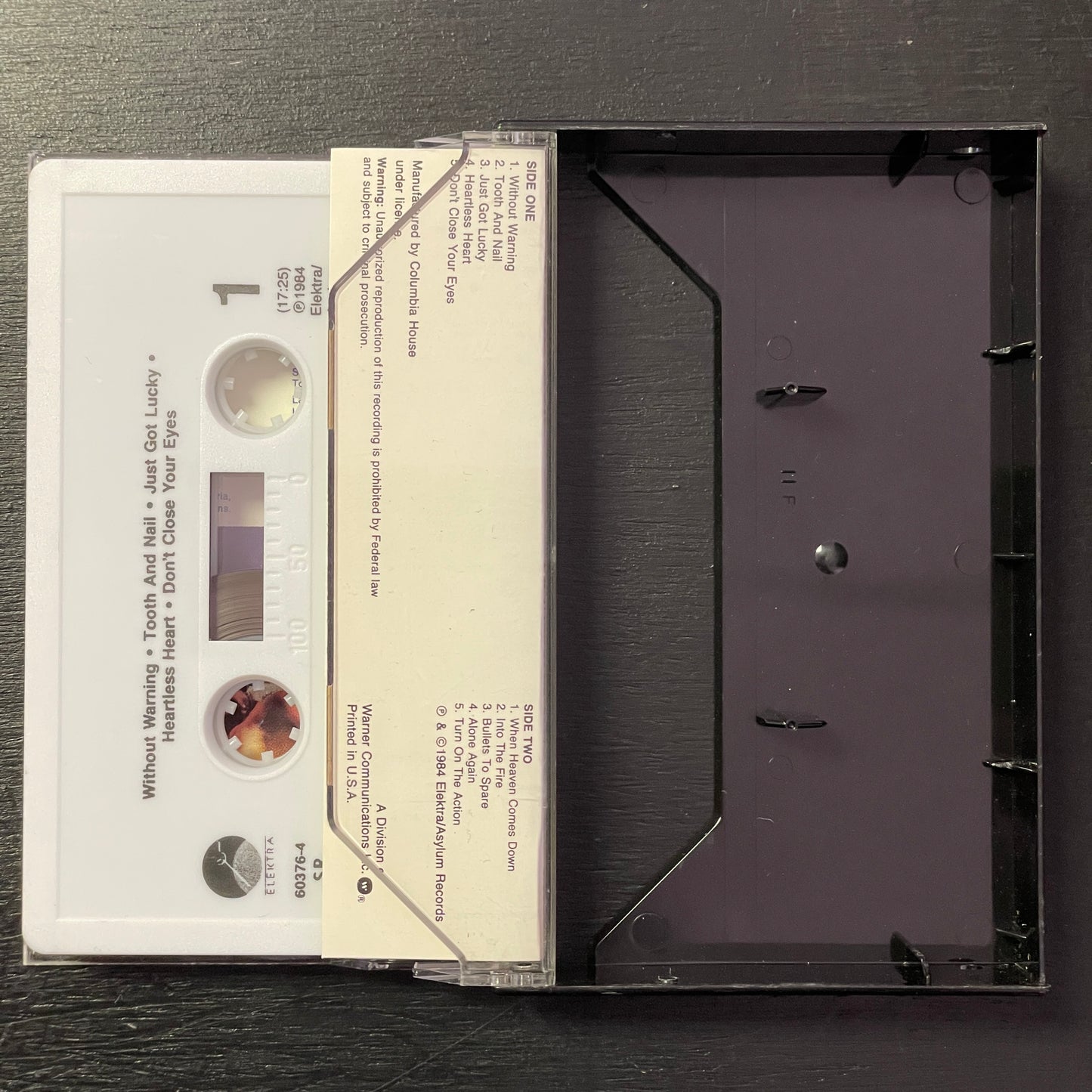 Dokken - Tooth and Nail original cassette tape (used)
