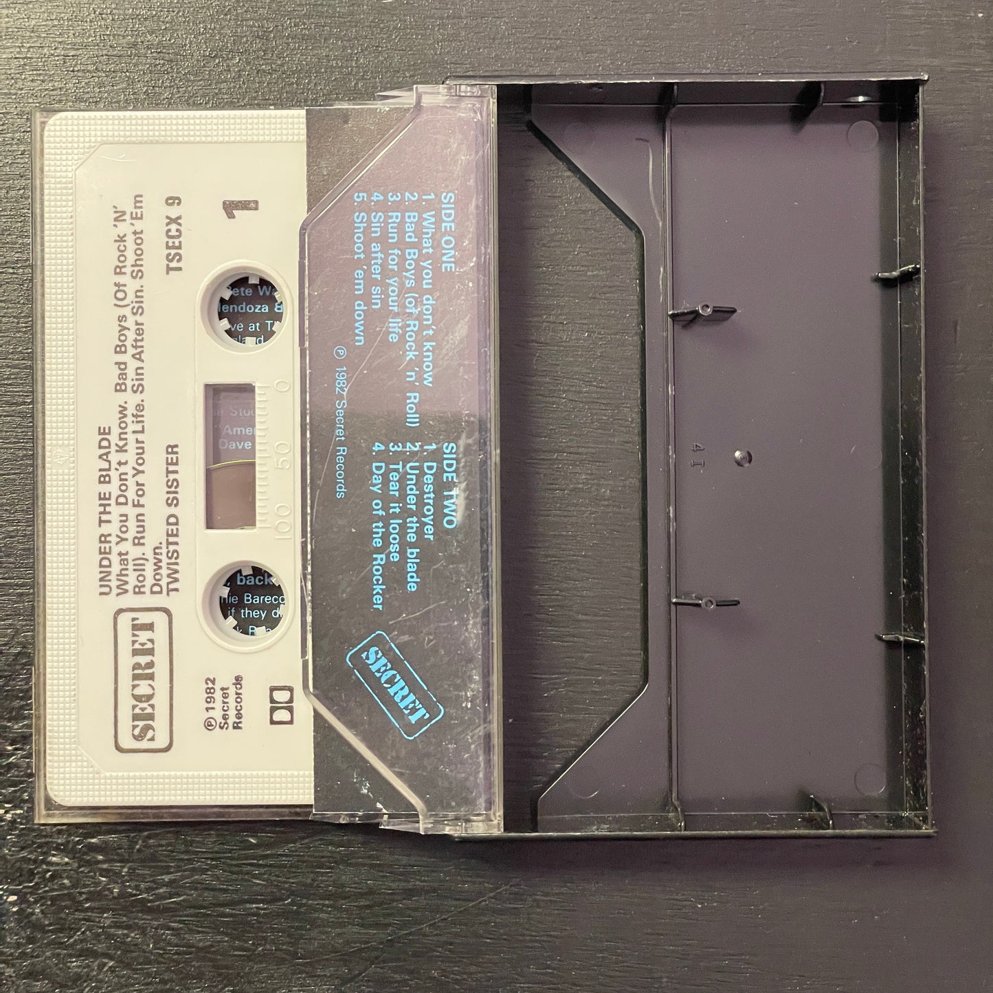 Twisted Sister – Under The Blade original cassette tape (used)