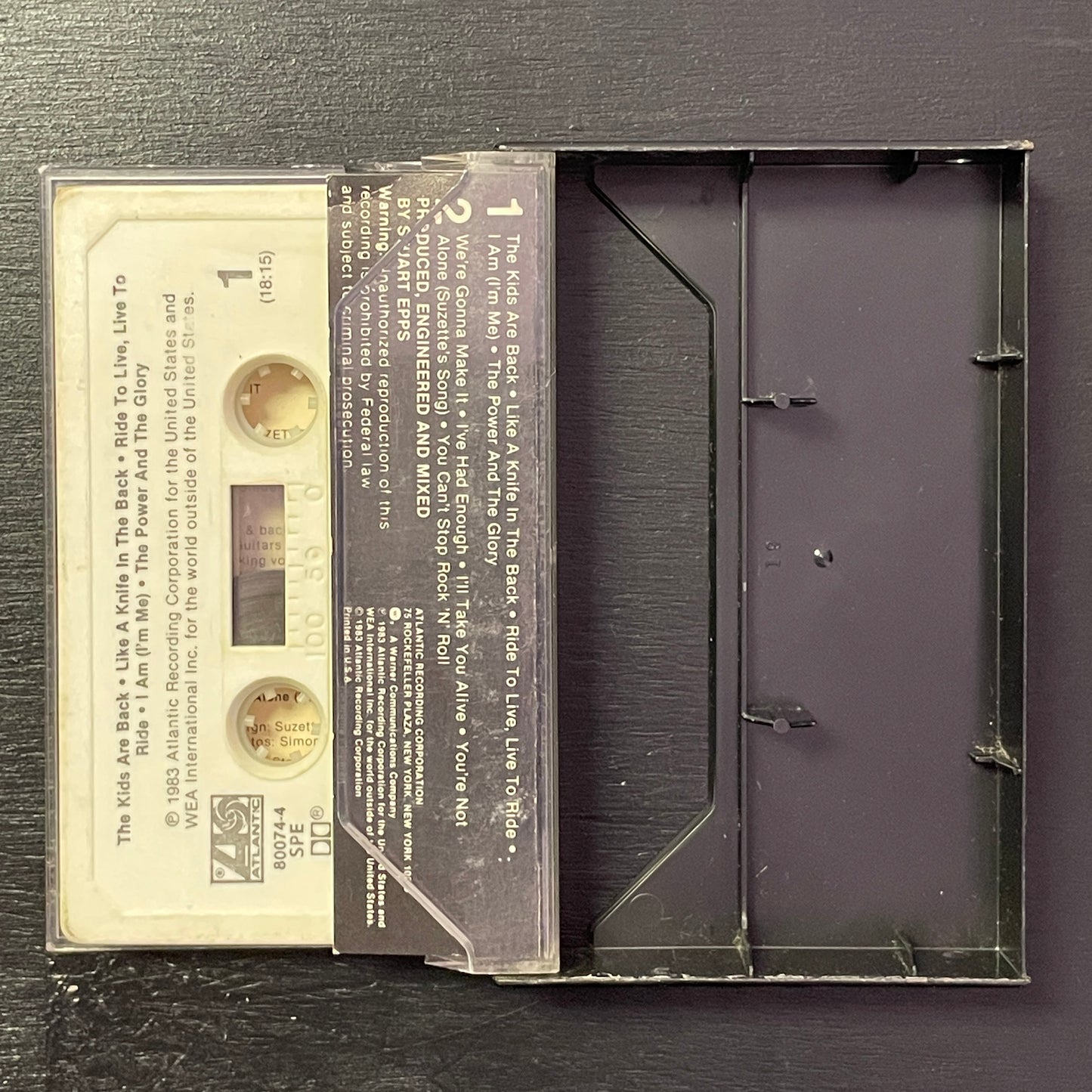 Twisted Sister – You Can't Stop Rock 'N' Roll original cassette tape (used)
