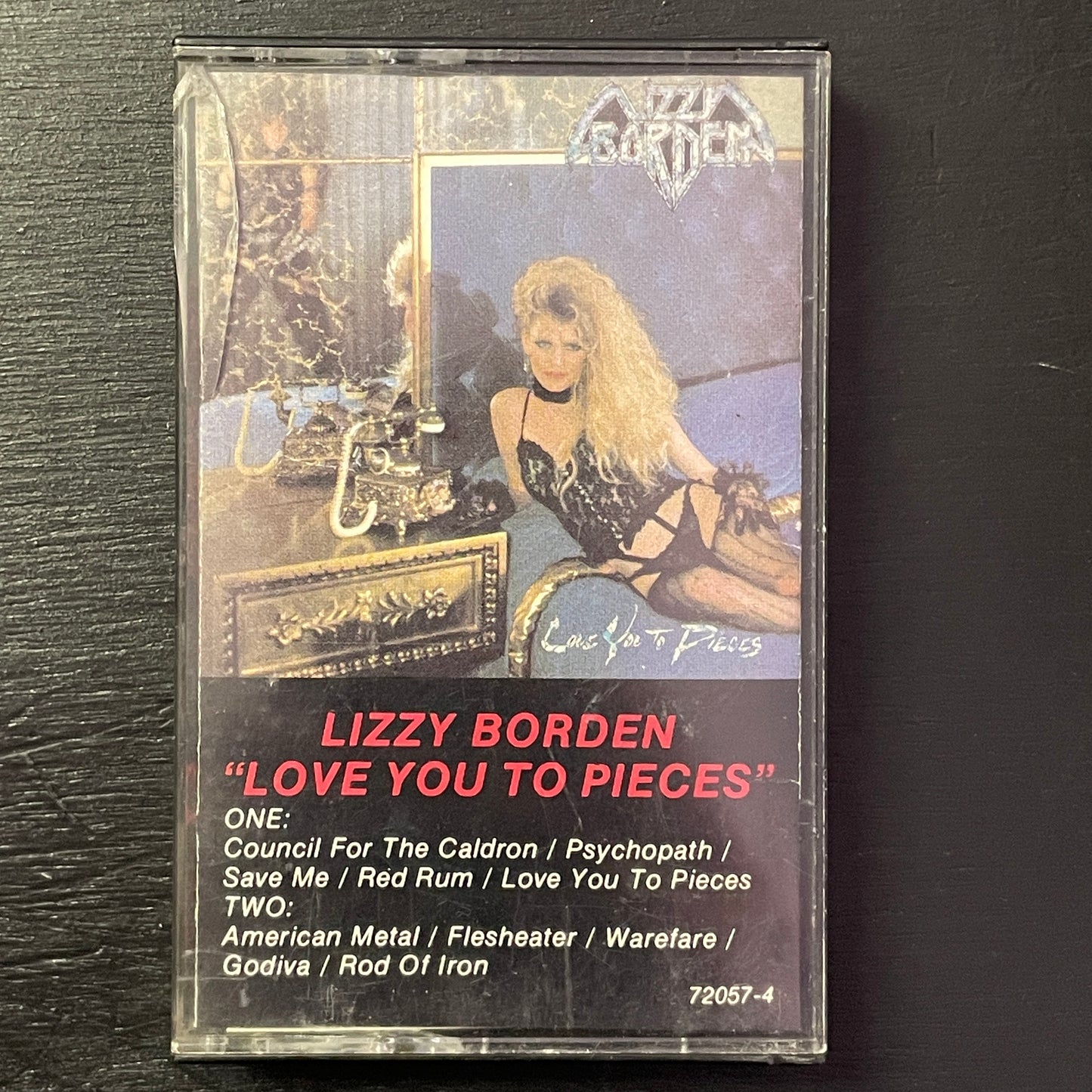 Lizzy Borden - Love You To Pieces original cassette tape (used)