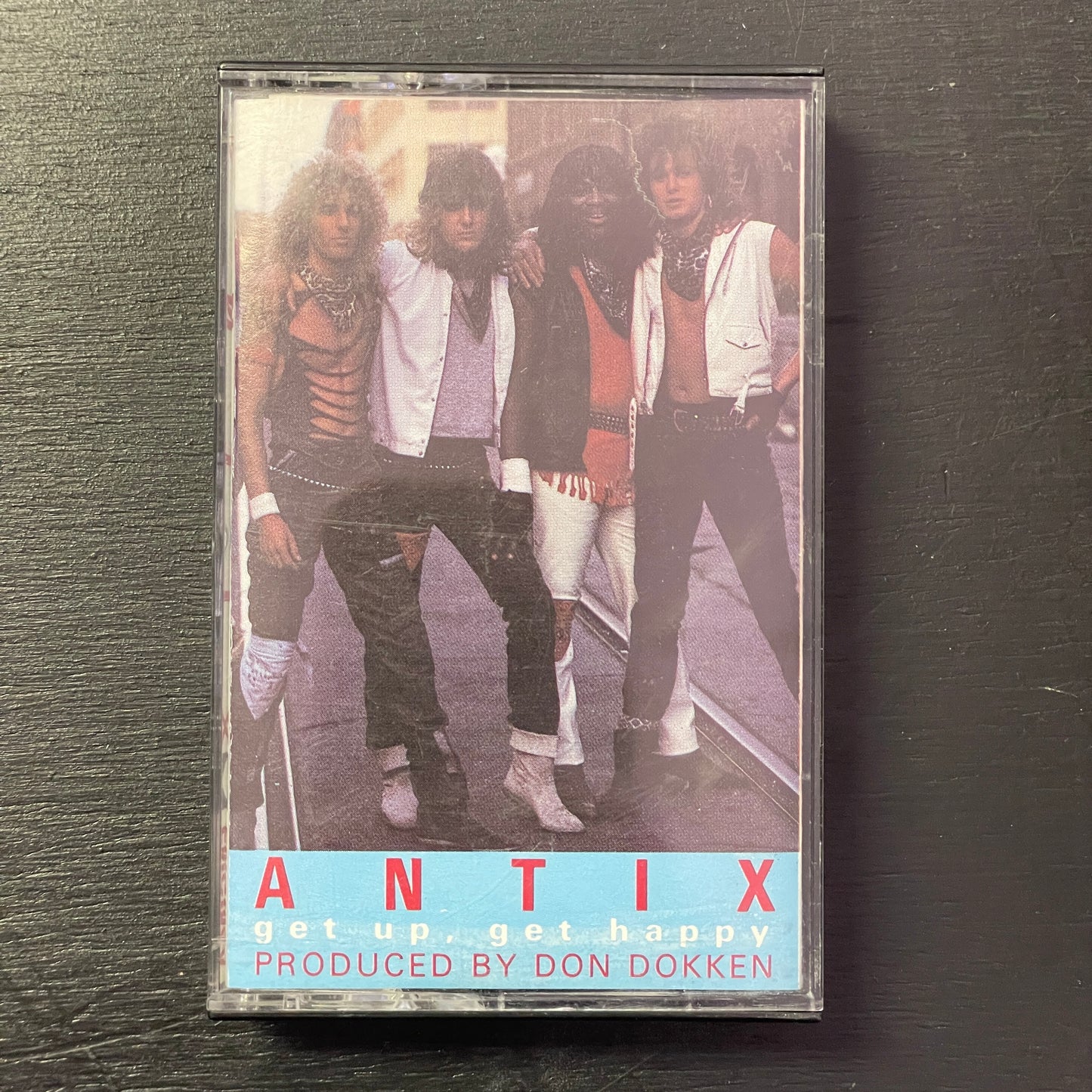 Antix - Get Up, Get Happy original cassette tape (used)