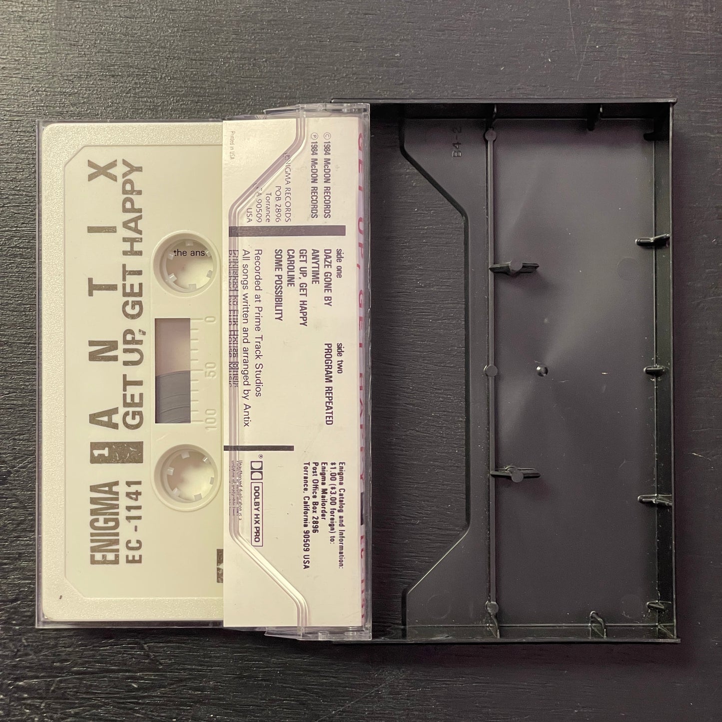 Antix - Get Up, Get Happy original cassette tape (used)