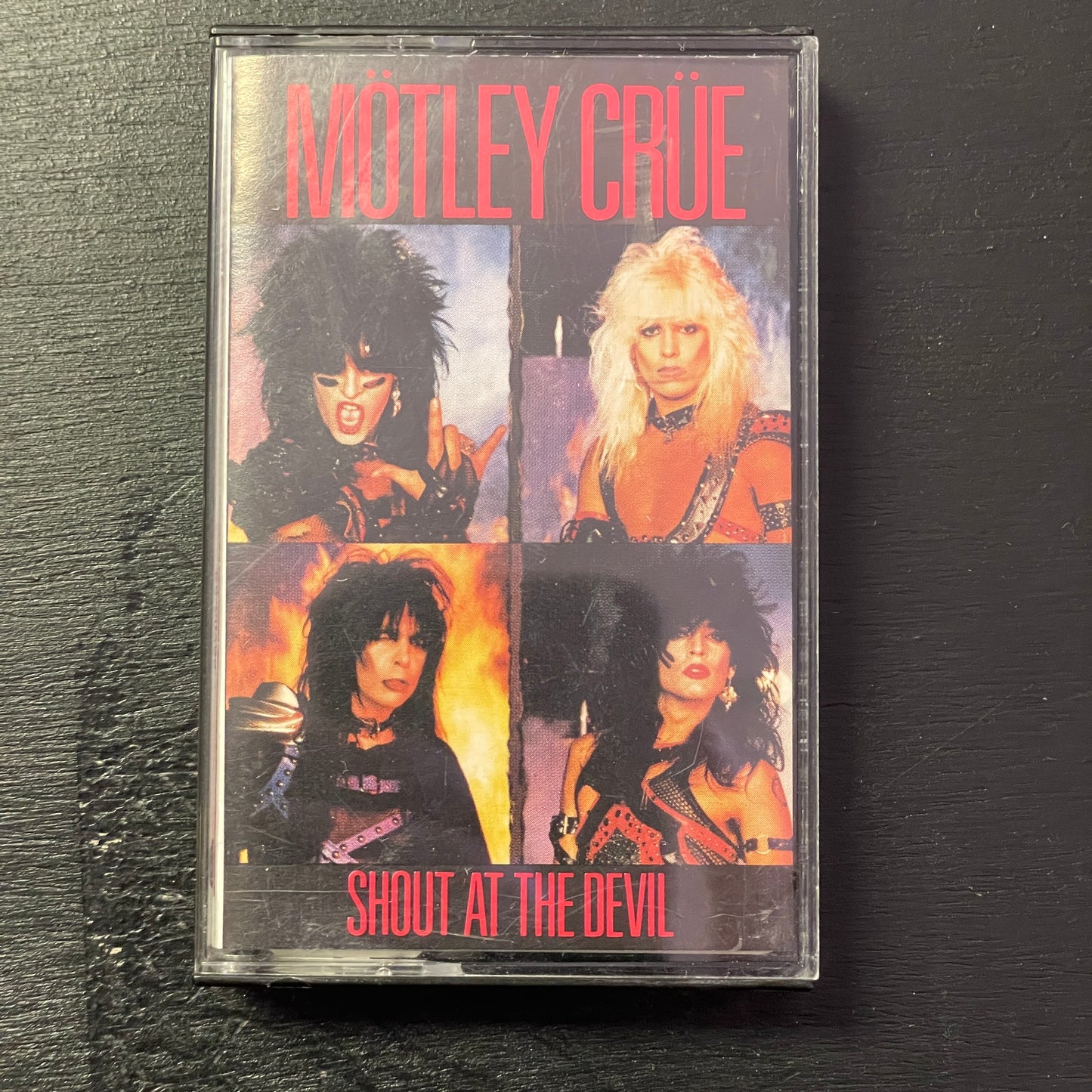 Mötley Crüe – Shout At The Devil original cassette tape (used)