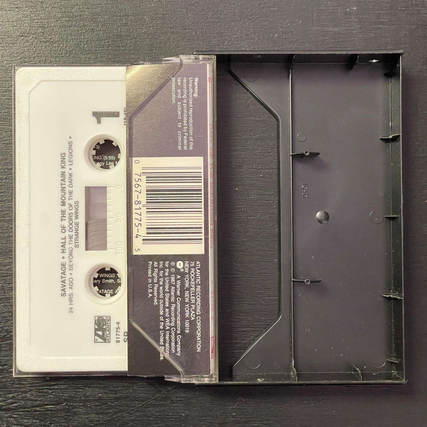 Savatage – Hall Of The Mountain King original cassette tape (used)