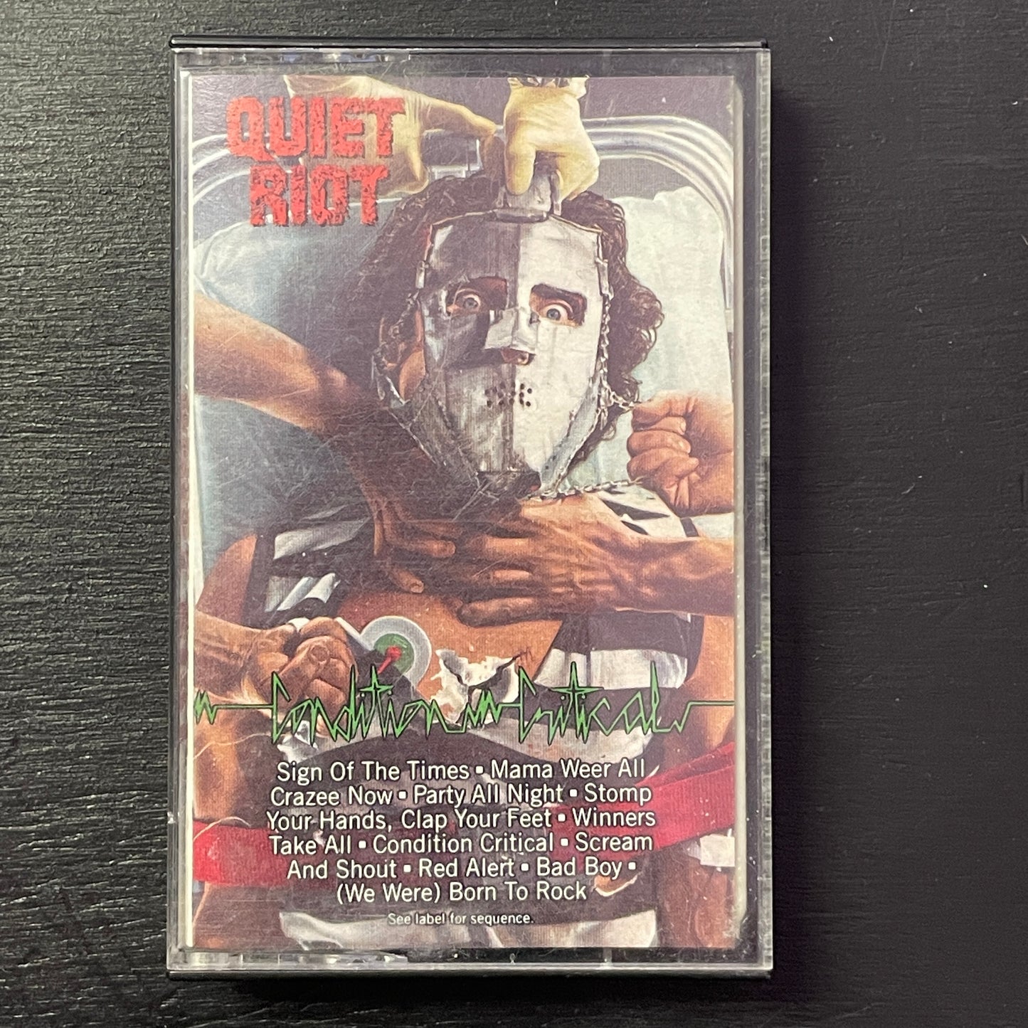 Quiet Riot – Condition Critical original cassette tape (used)
