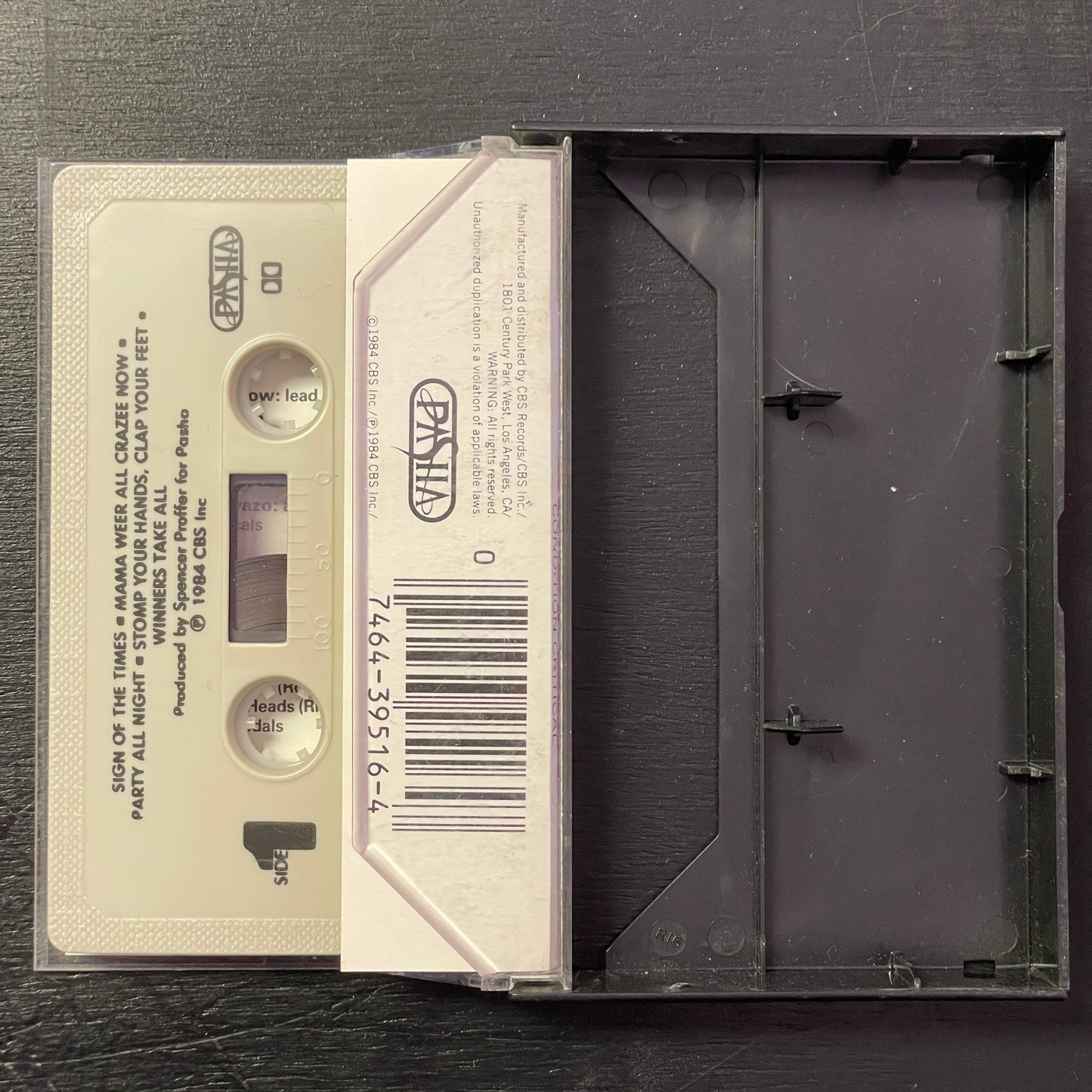 Quiet Riot – Condition Critical original cassette tape (used)