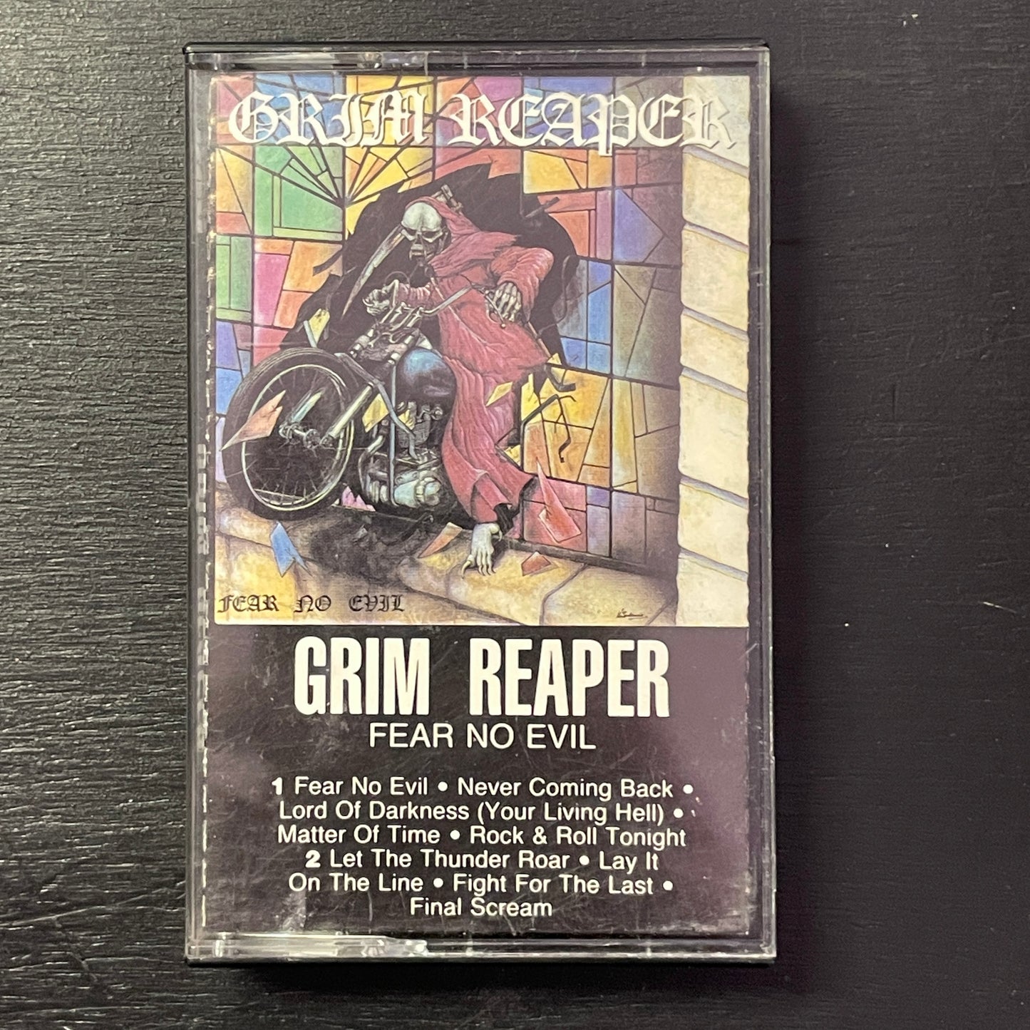Grim Reaper – Fear No Evil original cassette tape (used)