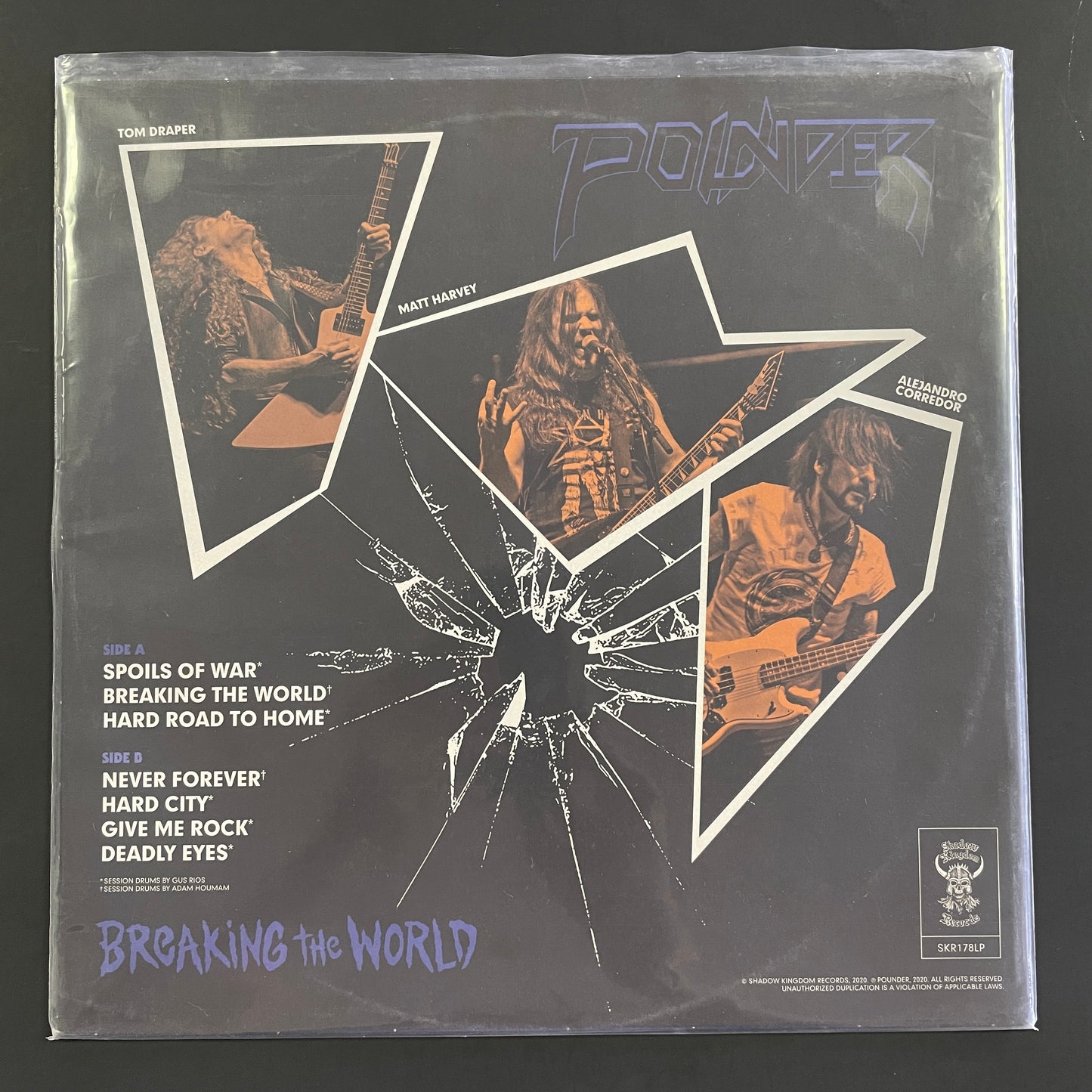 Pounder - Breaking the World LP (used)