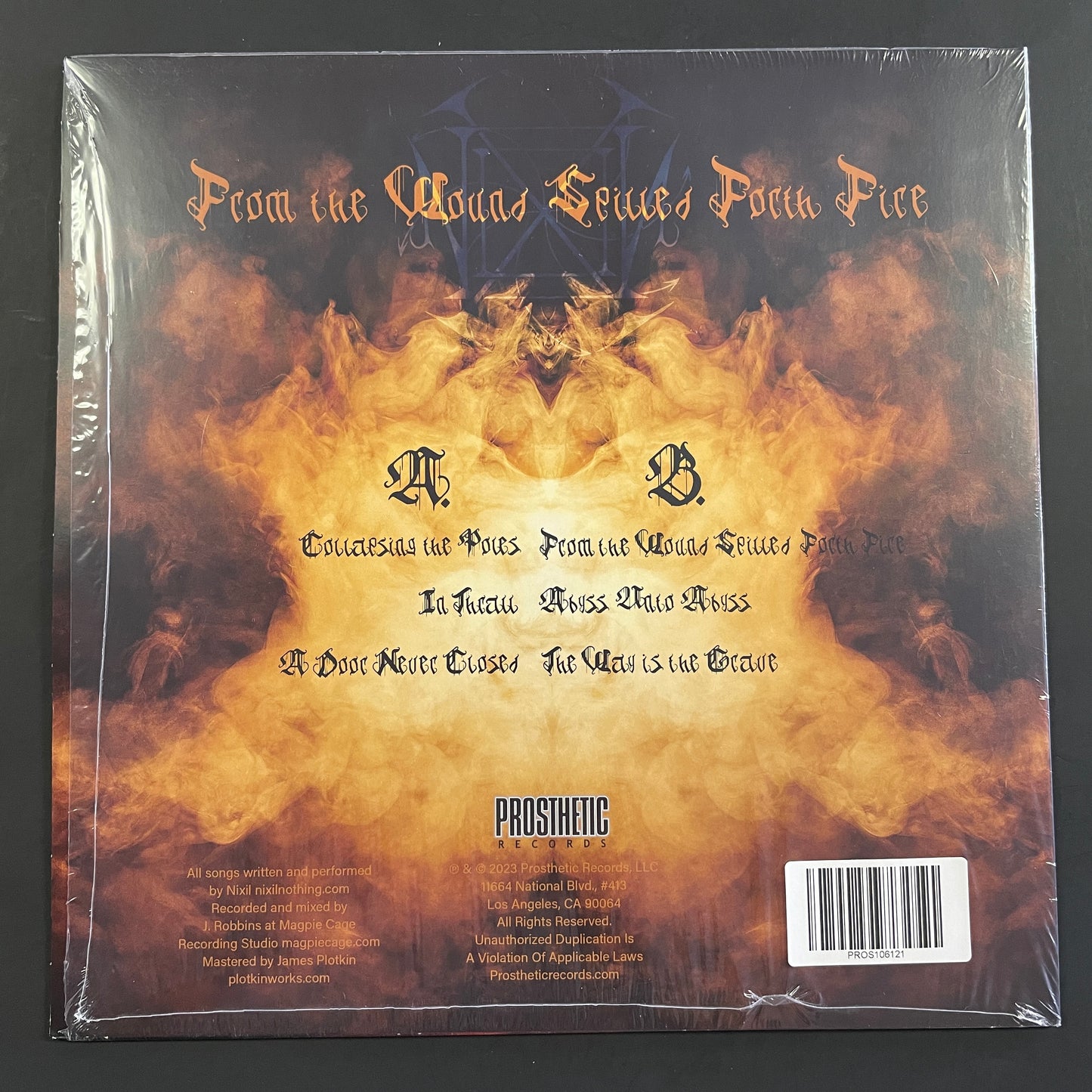 Nixil - From the Wound Spilled Forth Fire LP (used)