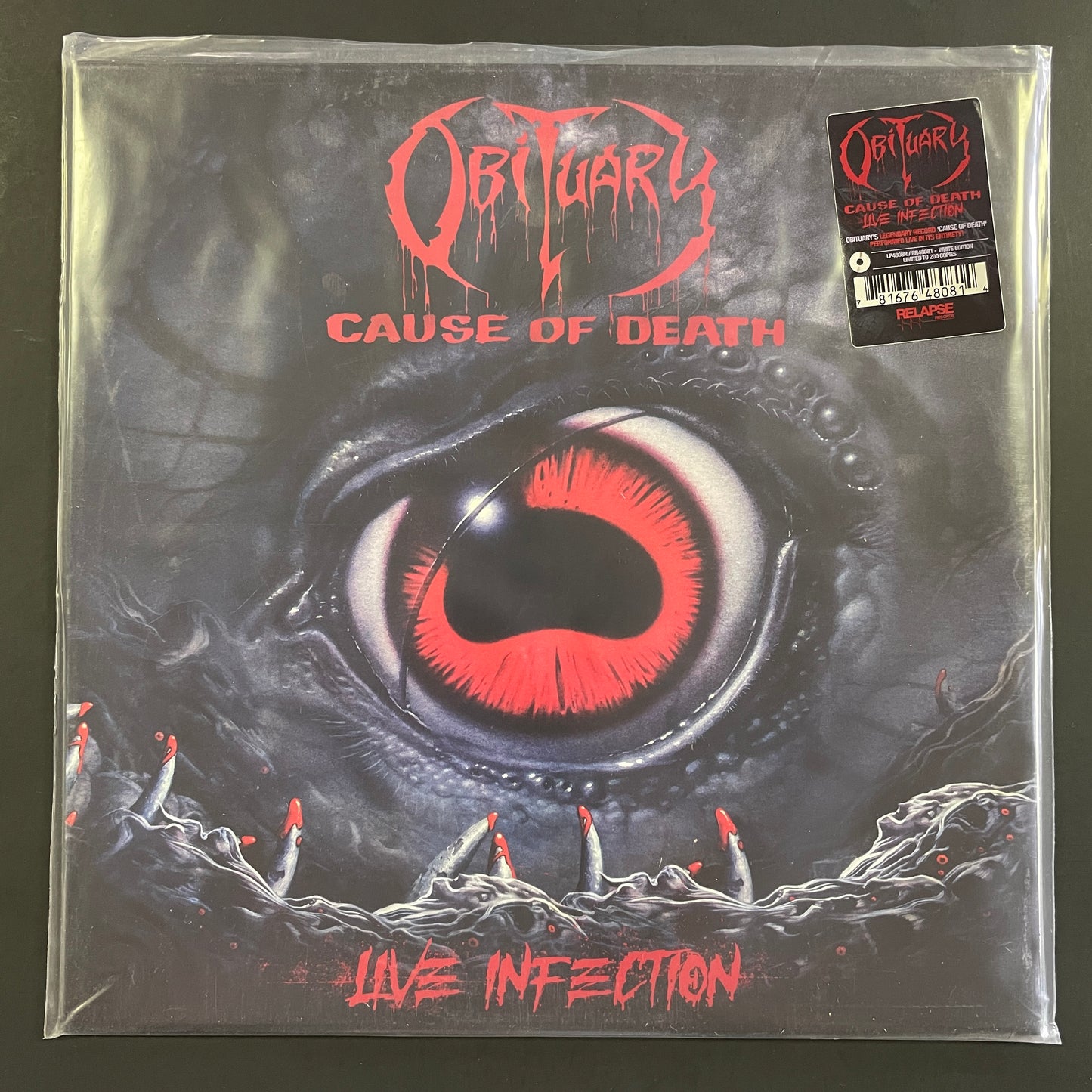 Obituary - Cause of Death Live Infection LP (used)