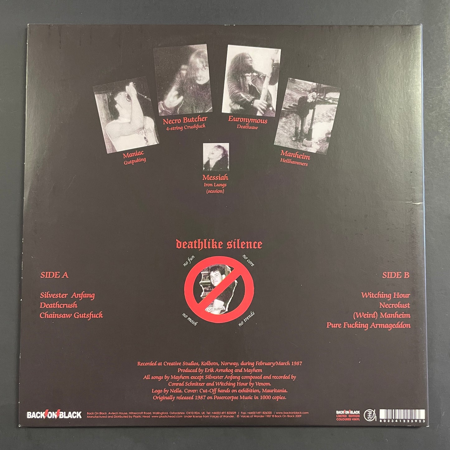 Mayhem – Deathcrush LP (used)