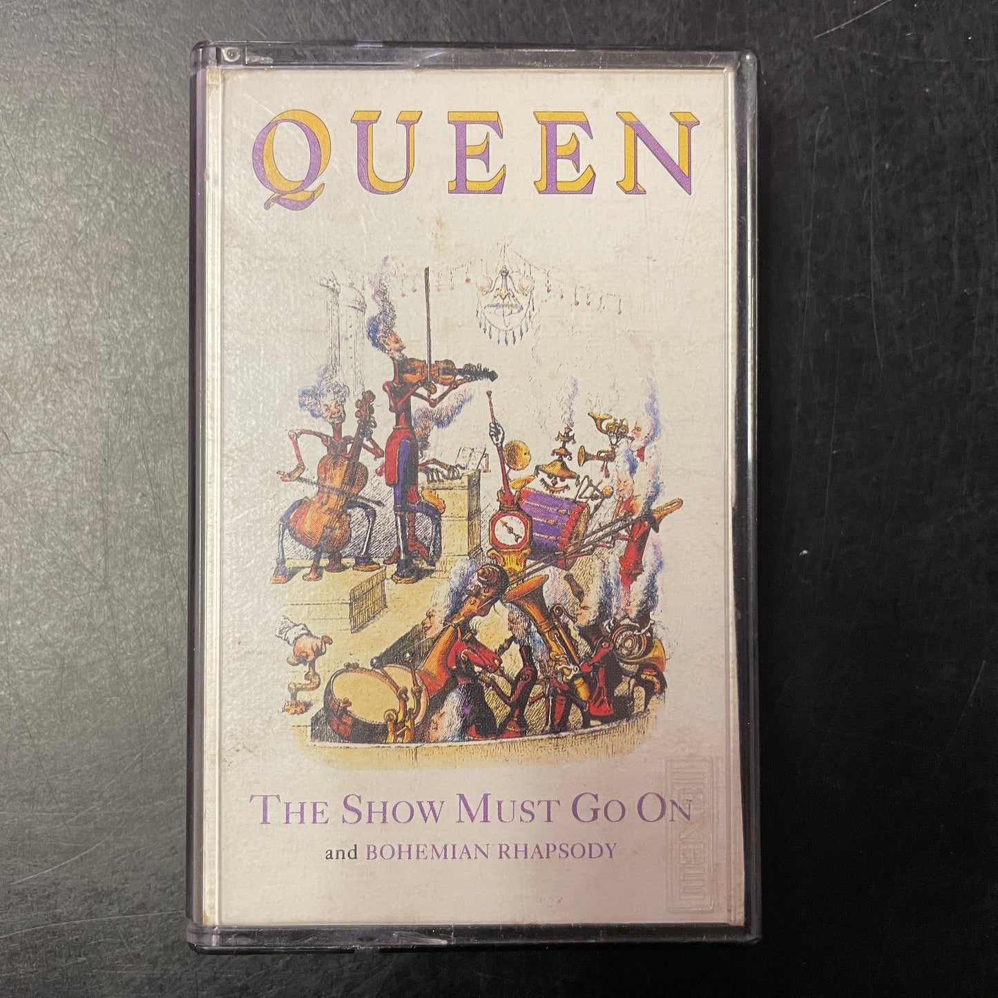 Queen – The Show Must Go On And Bohemian Rhapsody original cassette tape (used)