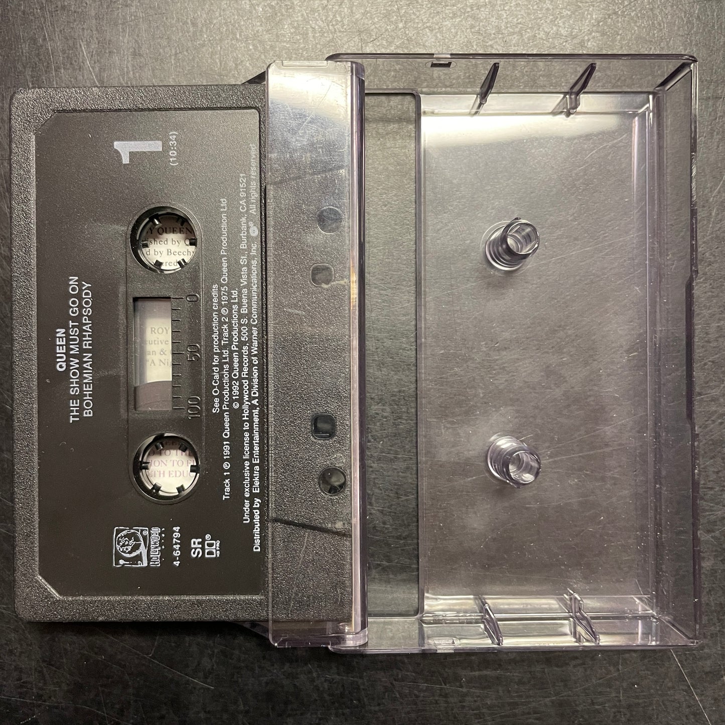 Queen – The Show Must Go On And Bohemian Rhapsody original cassette tape (used)