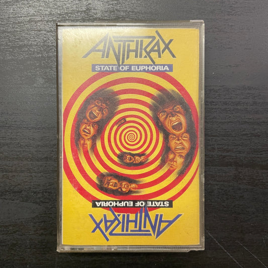 Anthrax – State Of Euphoria original cassette tape (used)