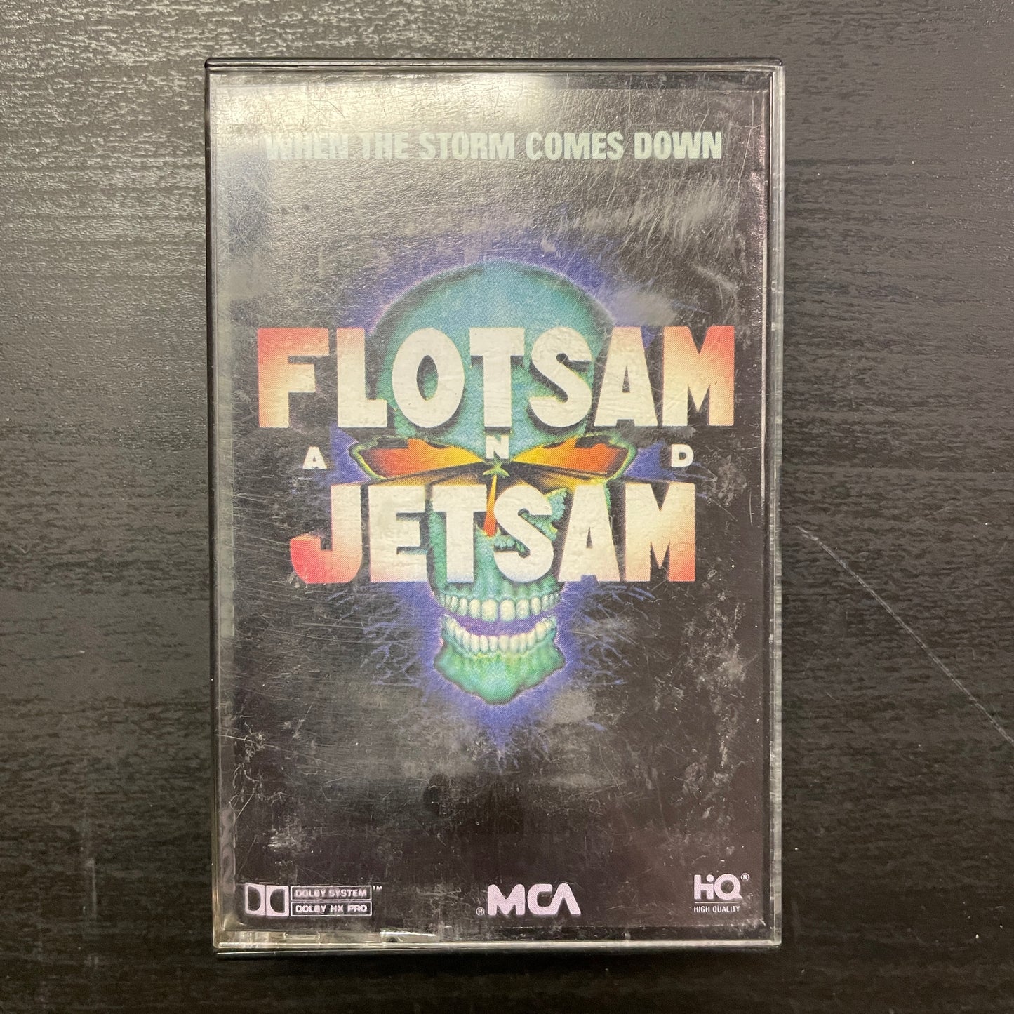 Flotsam And Jetsam – When The Storm Comes Down original cassette tape (used)