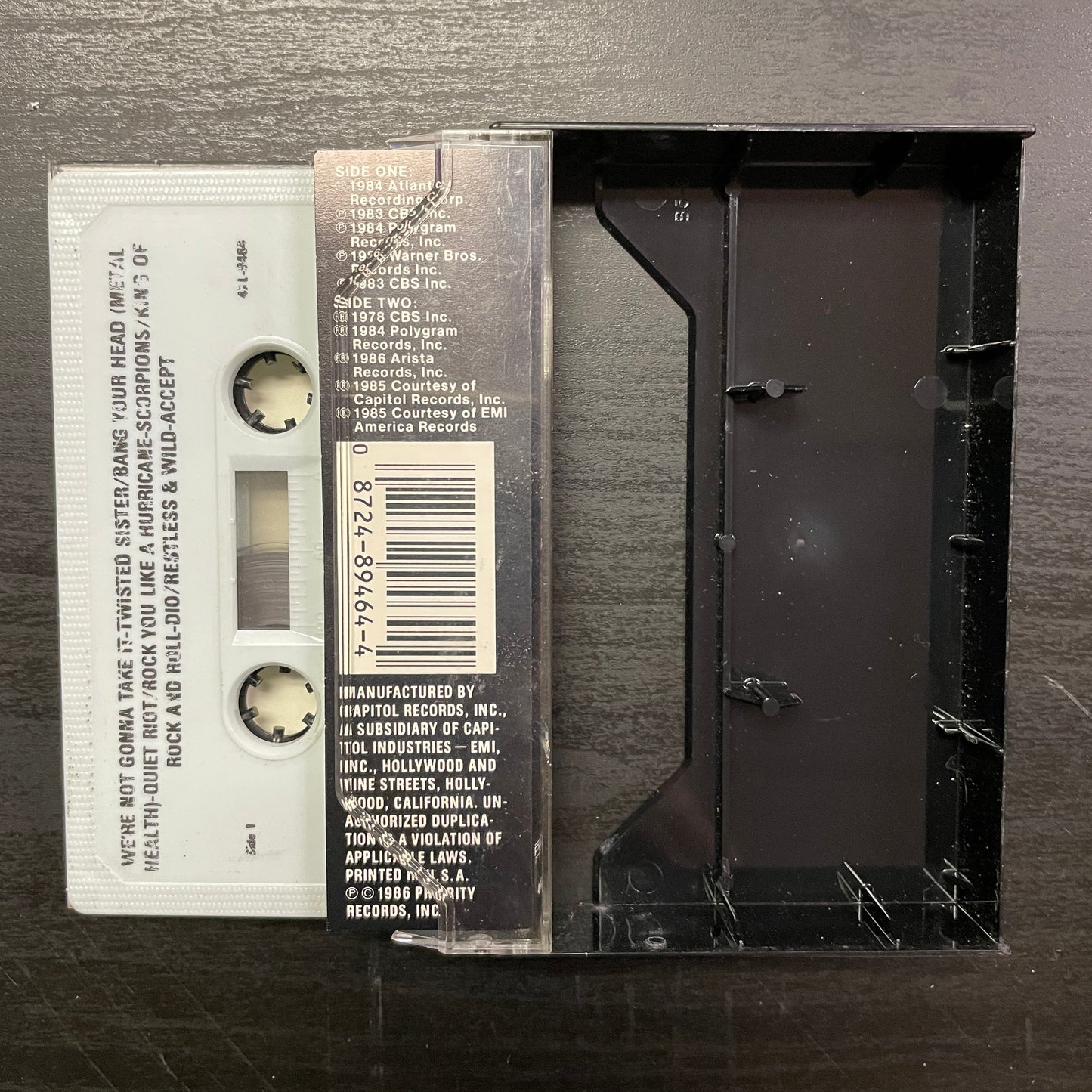 Heavy Metal Thunder original cassette tape (used)