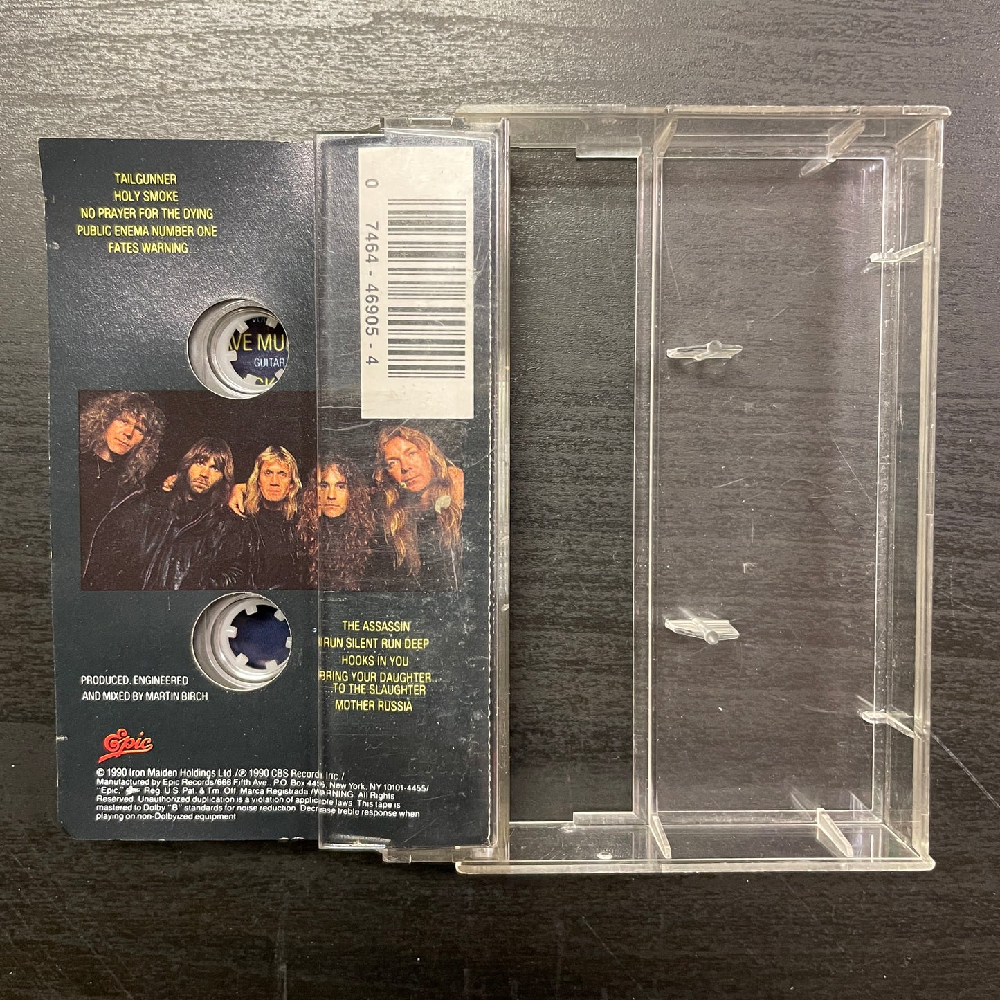 Iron Maiden – No Prayer For The Dying original cassette tape (used)