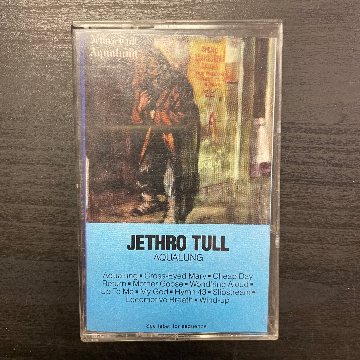 Jethro Tull – Aqualung original cassette tape (used)