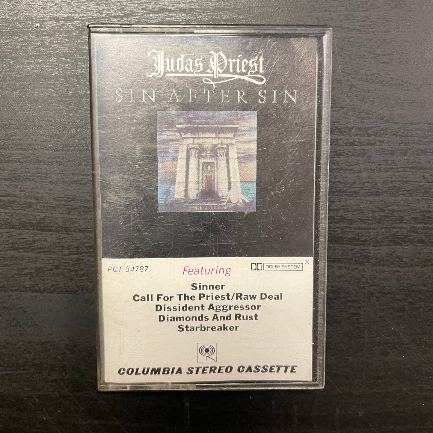 Judas Priest – Sin After Sin original cassette tape (used)