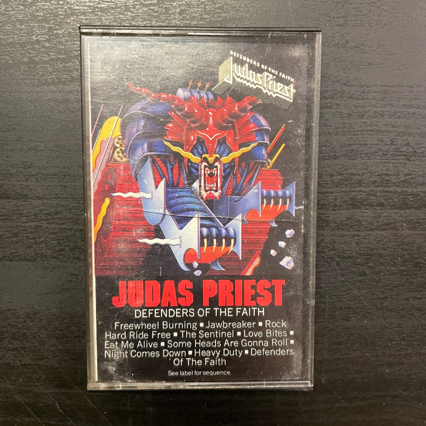 Judas Priest – Defenders Of The Faith original cassette tape (used)