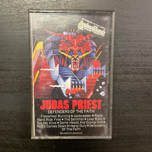 Judas Priest – Defenders Of The Faith original cassette tape (used)