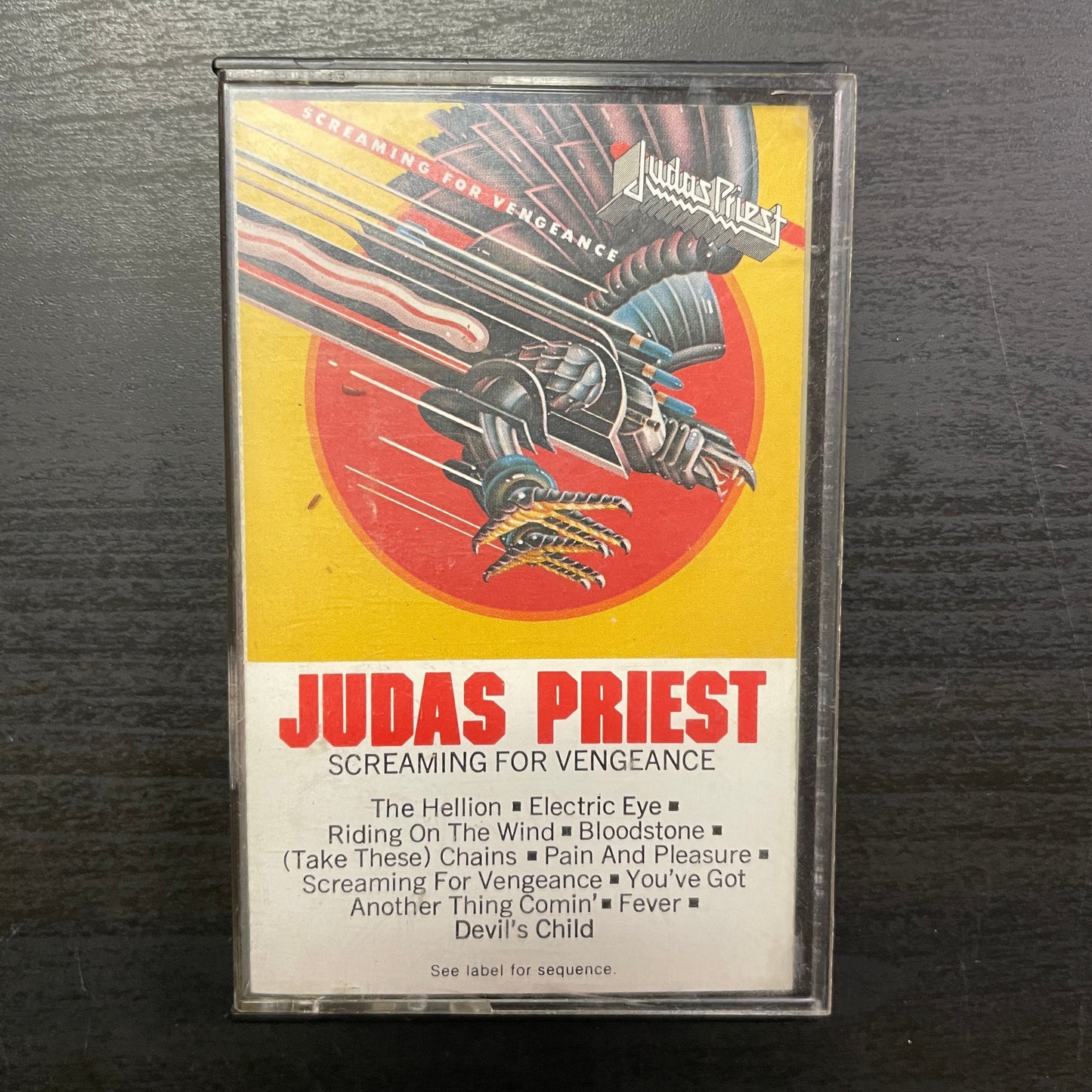 Judas Priest – Screaming For Vengeance original cassette tape (used)