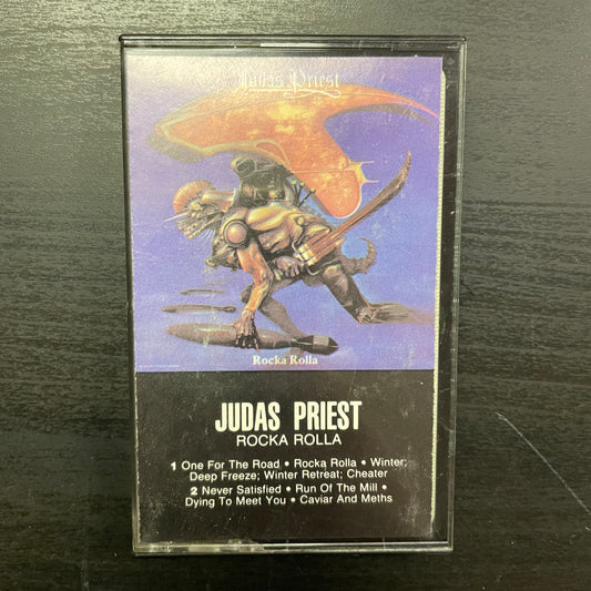 Judas Priest – Rocka Rolla original cassette tape (used)