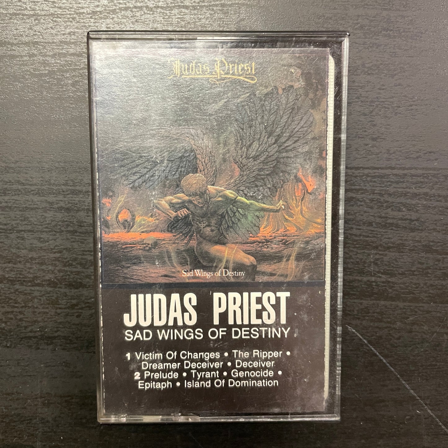Judas Priest – Sad Wings of Destiny original cassette tape (used)