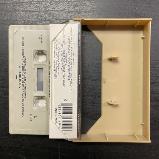 Kiss – Destroyer original cassette tape (used)