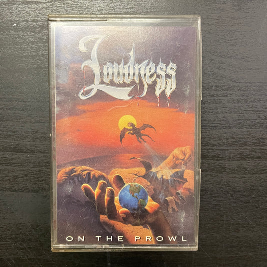 Loudness – On The Prowl original cassette tape (used)