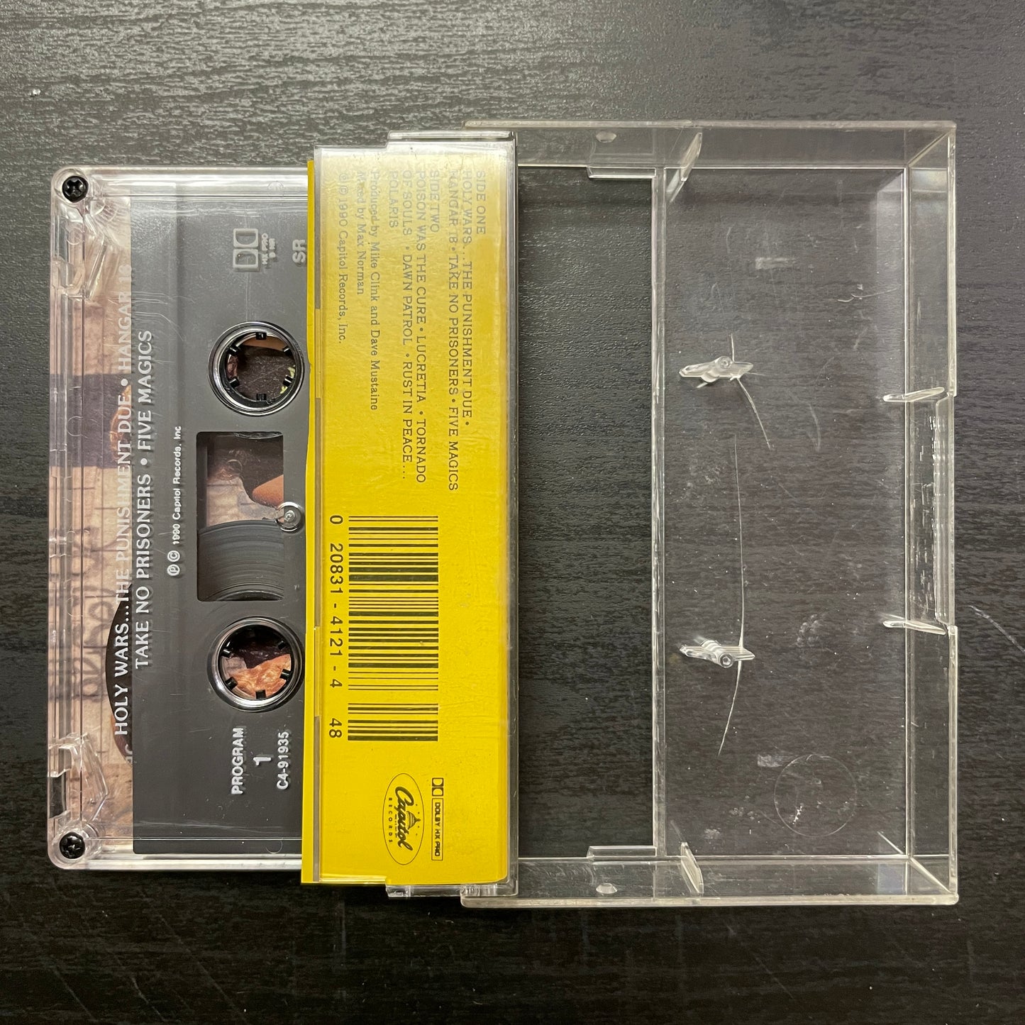 Megadeth – Rust In Peace original cassette tape (used)