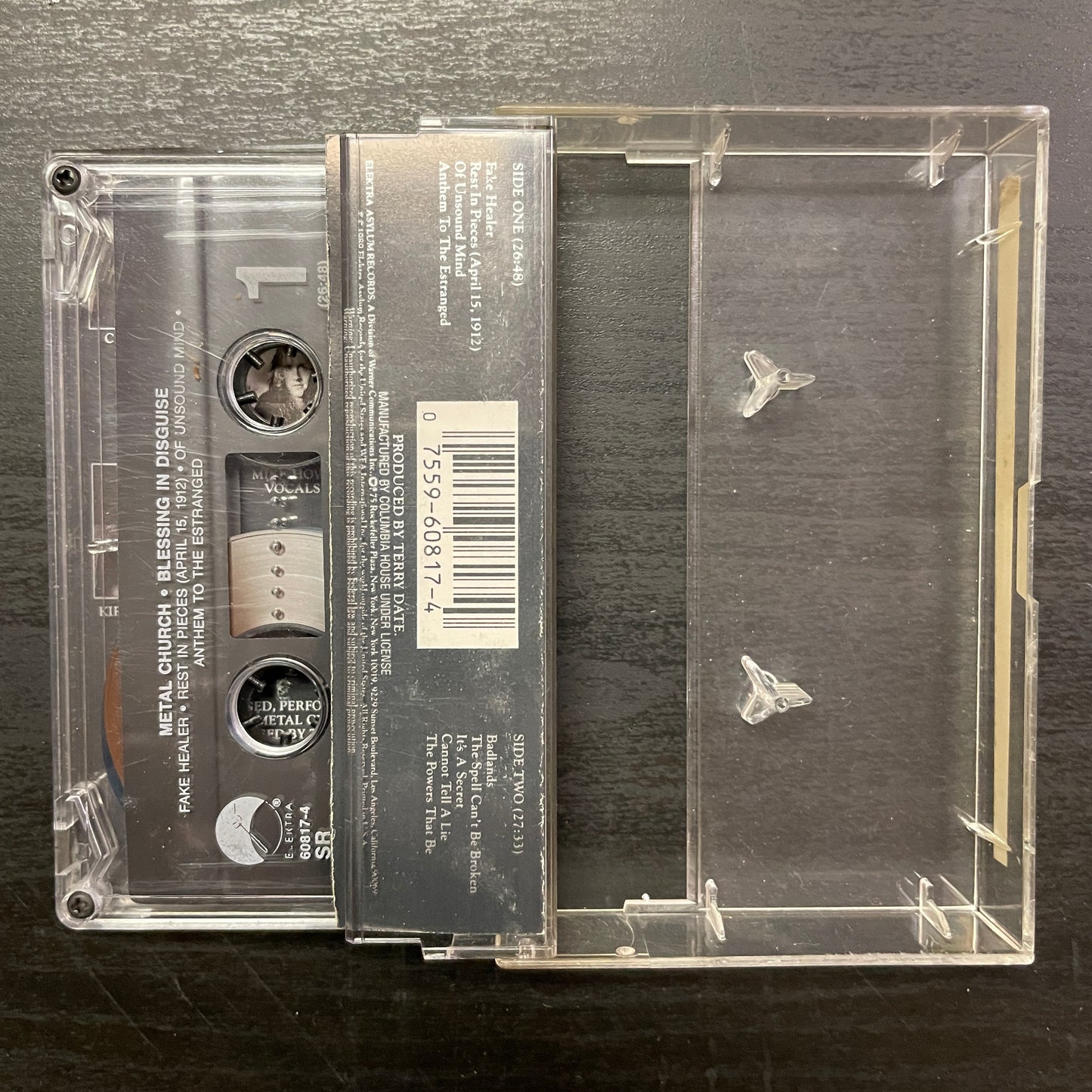 Metal Church – Blessing In Disguise original cassette tape (used)