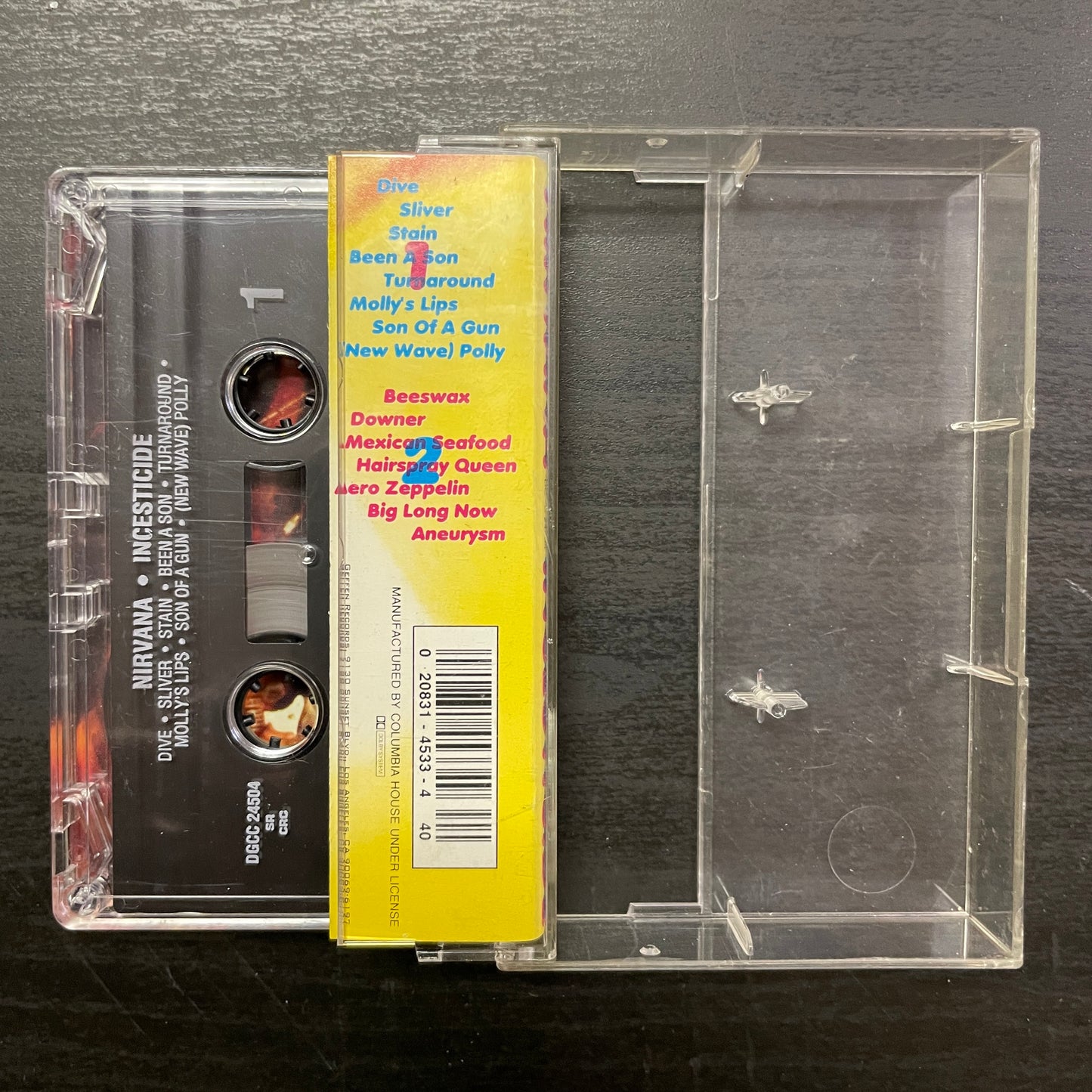 Nirvana – Incesticide original cassette tape (used)