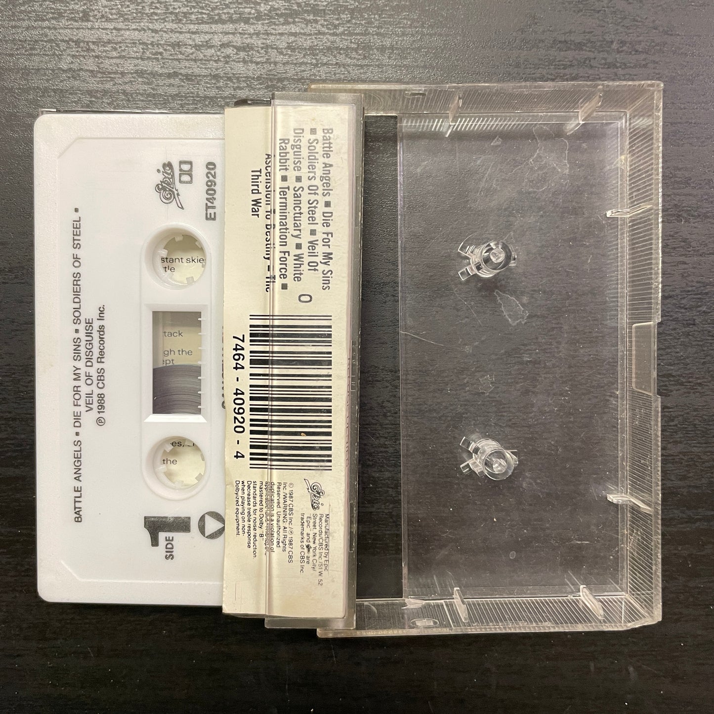 Sanctuary – Refuge Denied original cassette tape (used)