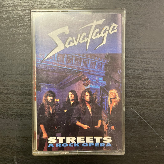 Savatage – Streets: A Rock Opera original cassette tape