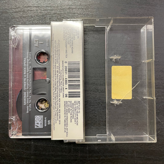 Savatage – Streets: A Rock Opera original cassette tape