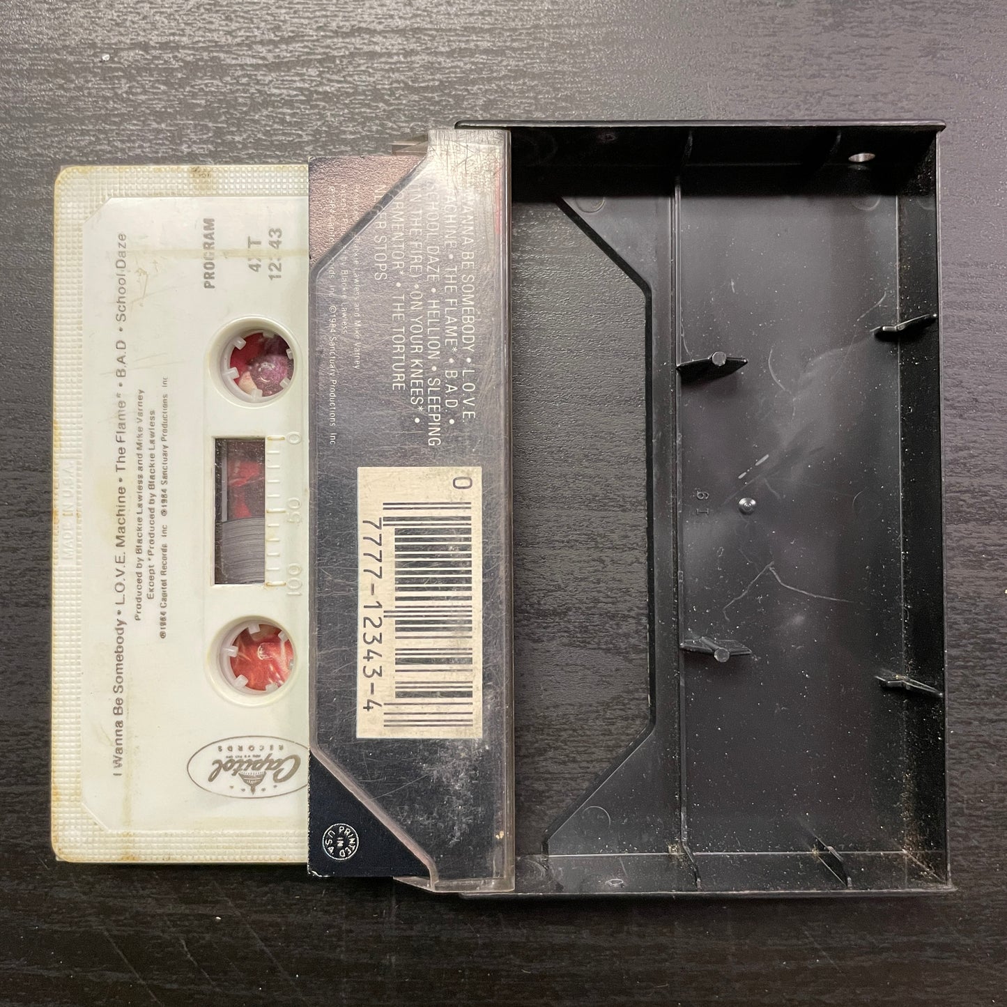 W.A.S.P. – W.A.S.P. original cassette tape (used)