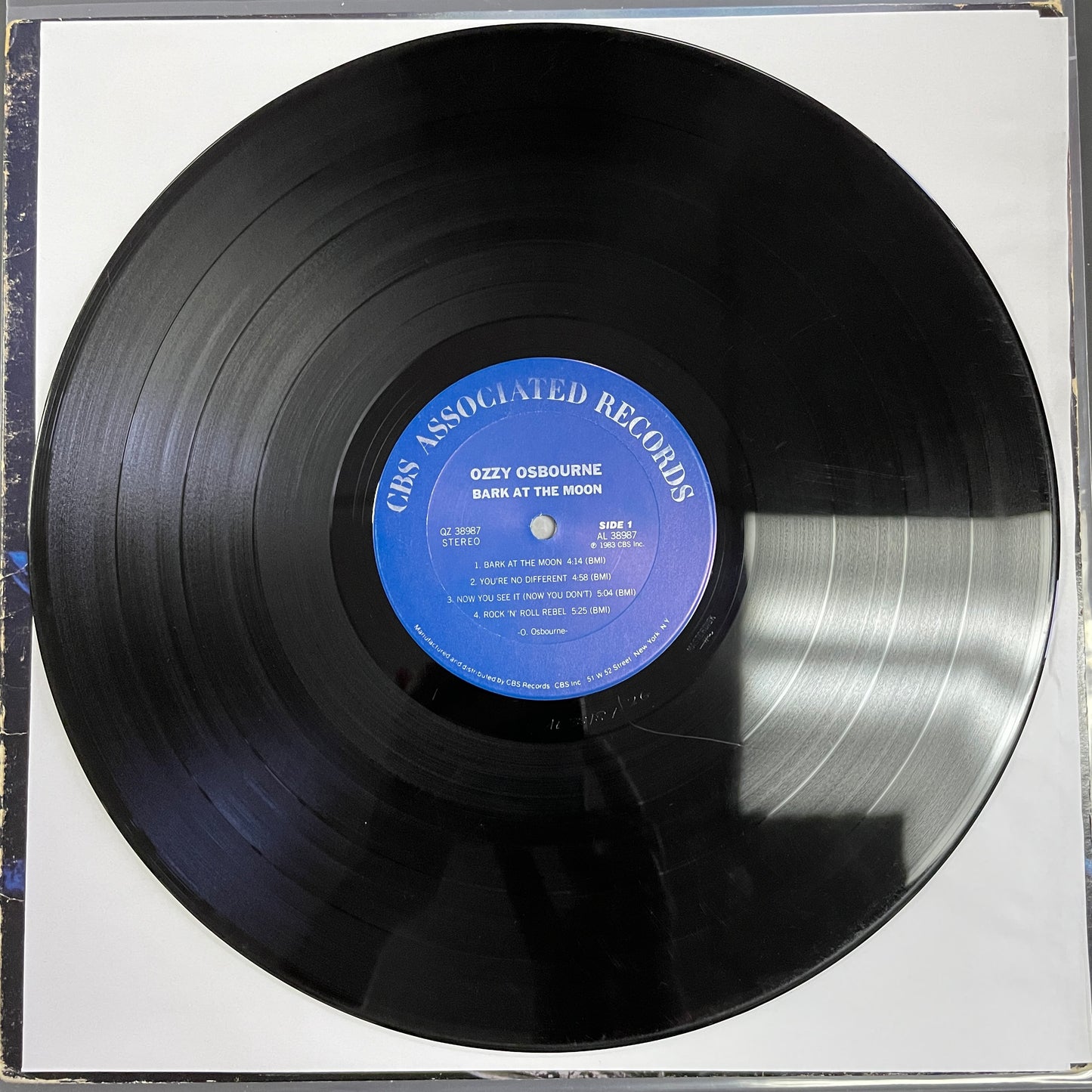 Ozzy Osbourne - Bark at the Moon original LP (used)