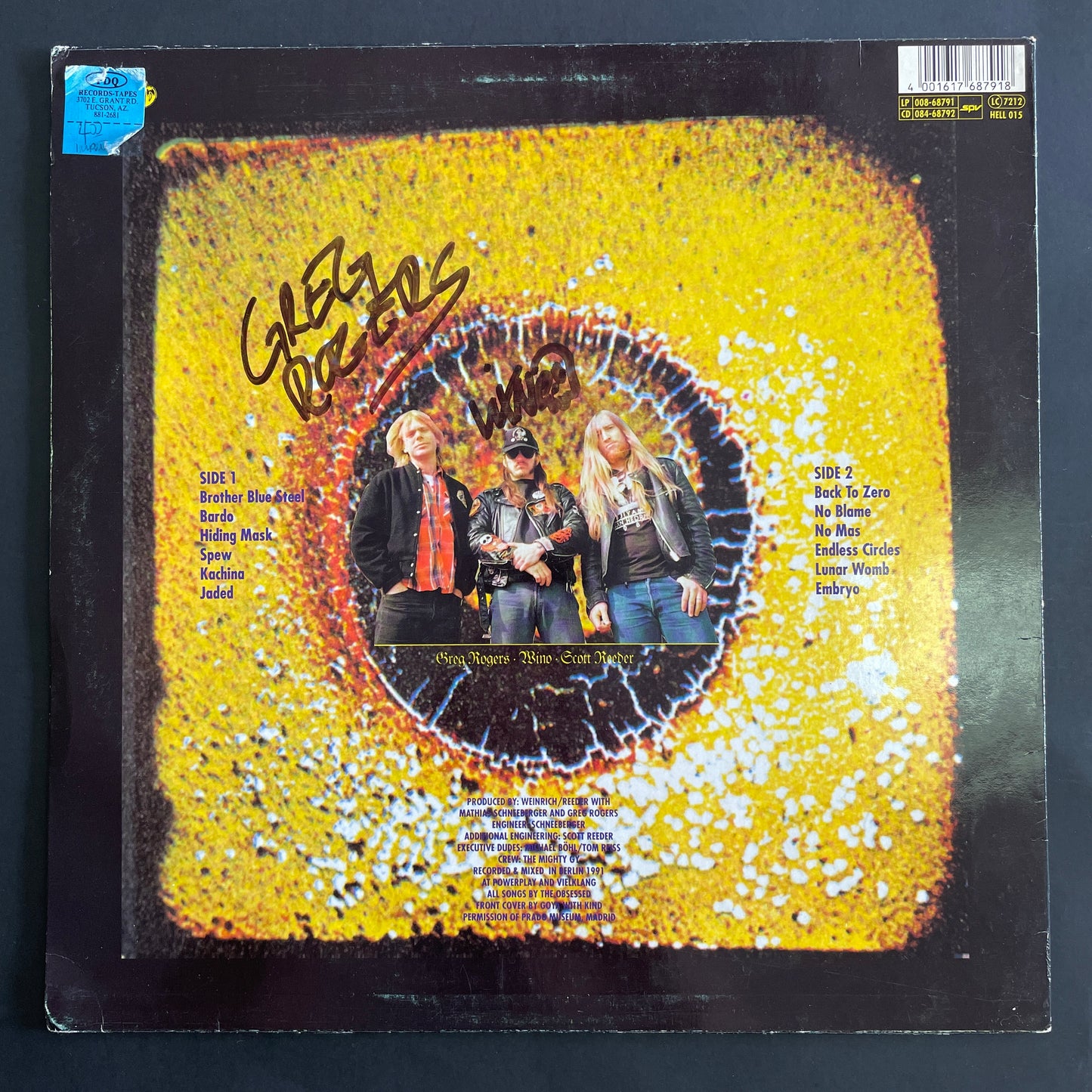 The Obsessed – Lunar Womb original LP (used)