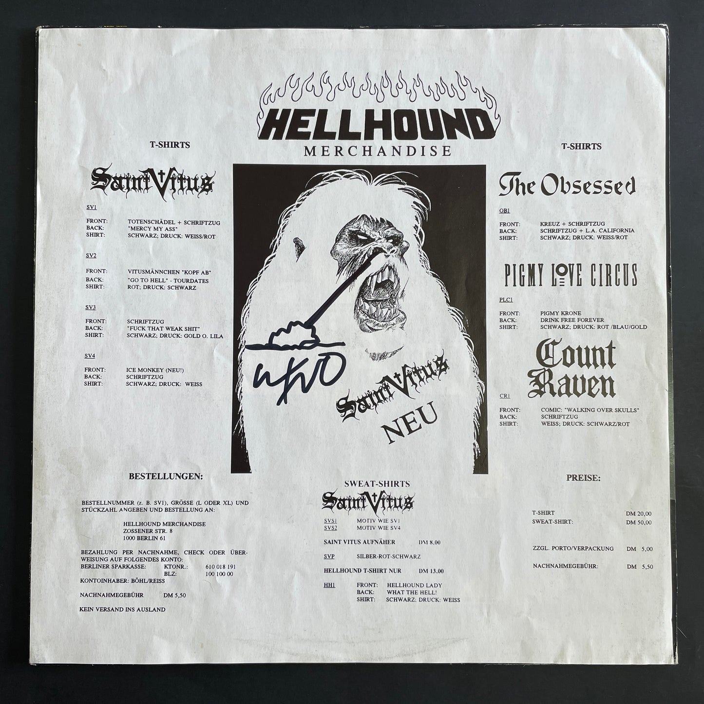 The Obsessed – Lunar Womb original LP (used)