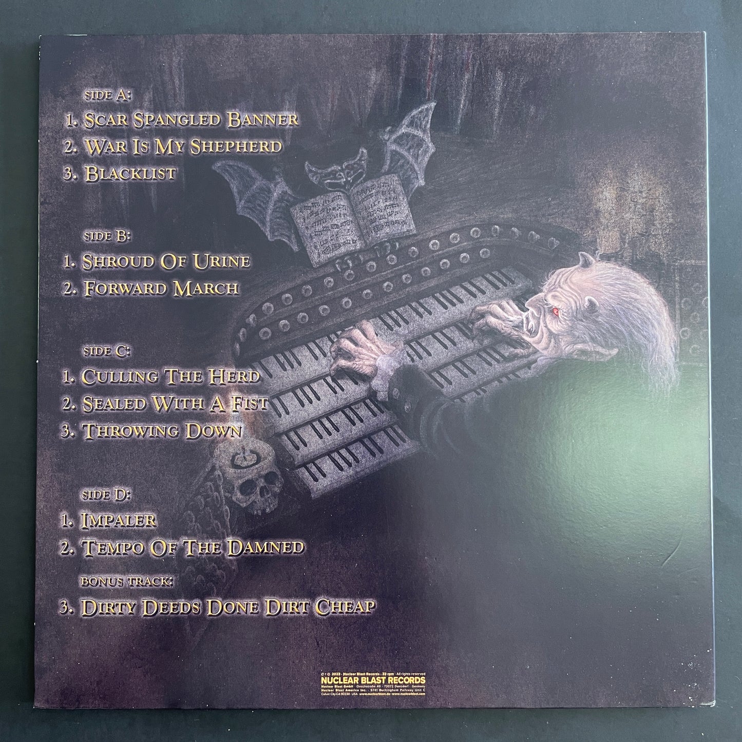 Exodus  – Tempo Of The Damned double LP (used)