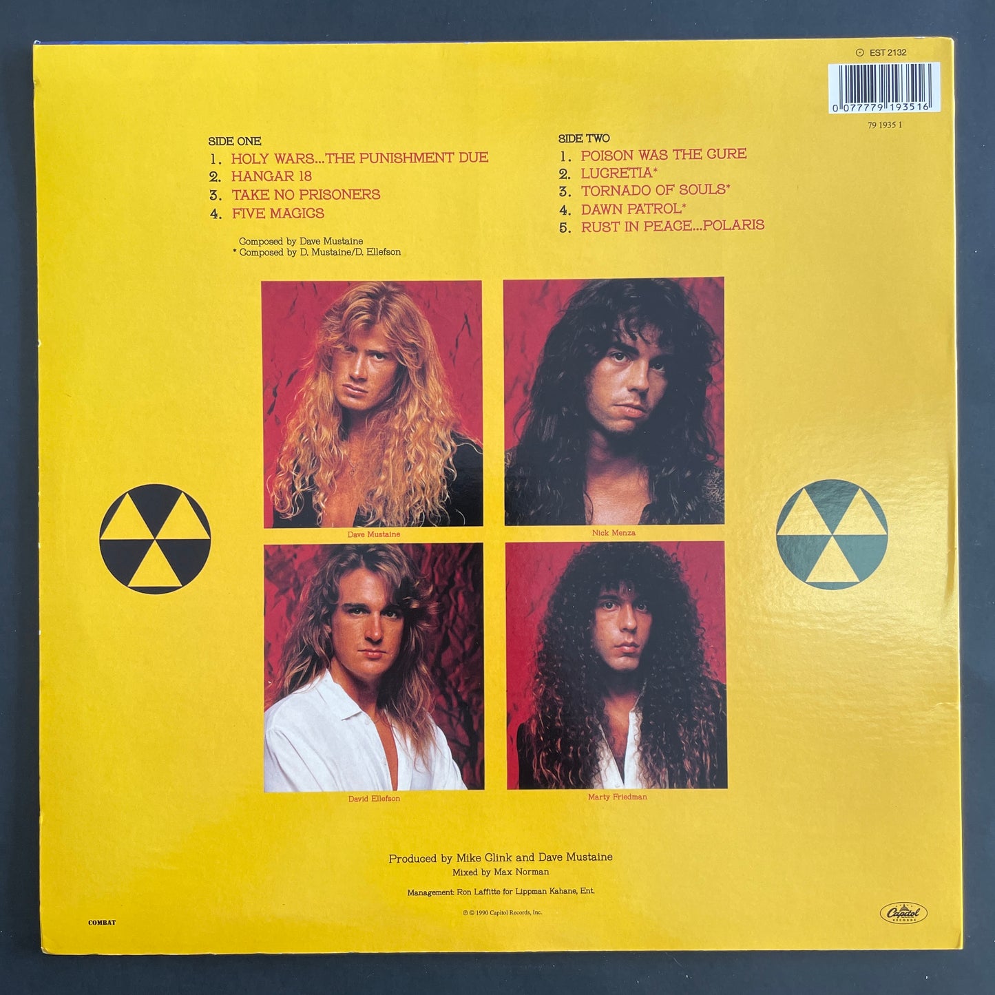 Megadeth – Rust In Peace LP (used)