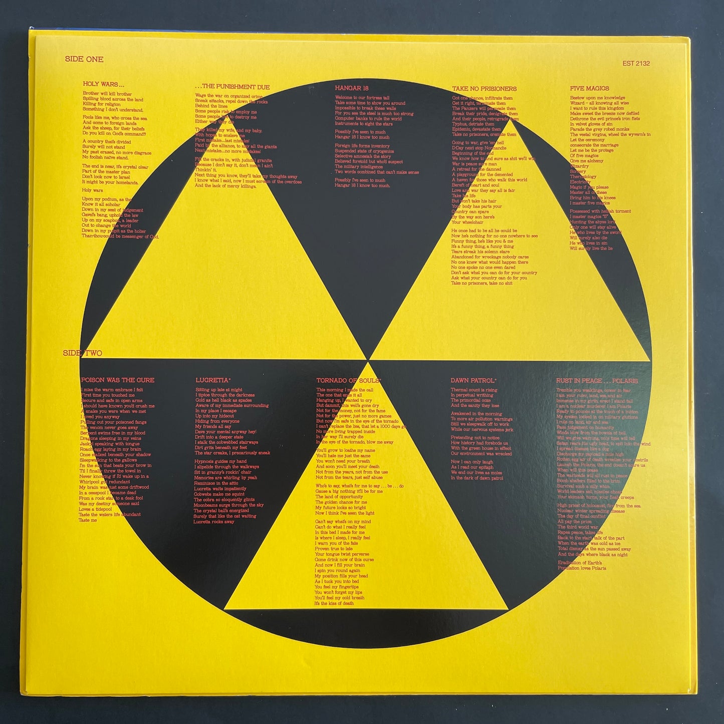 Megadeth – Rust In Peace LP (used)