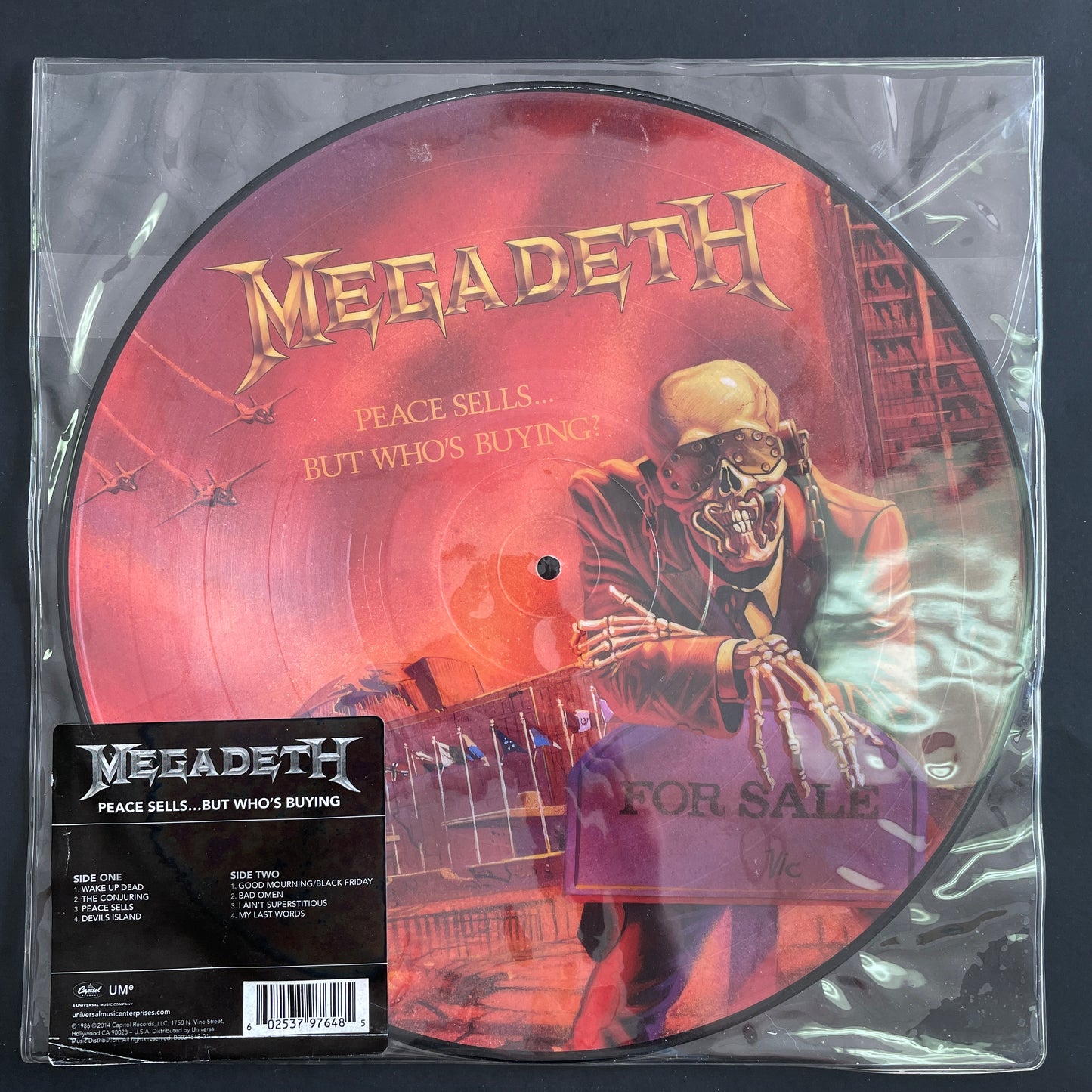 Megadeth – Peace Sells... But Who's Buying? picture disc (used)