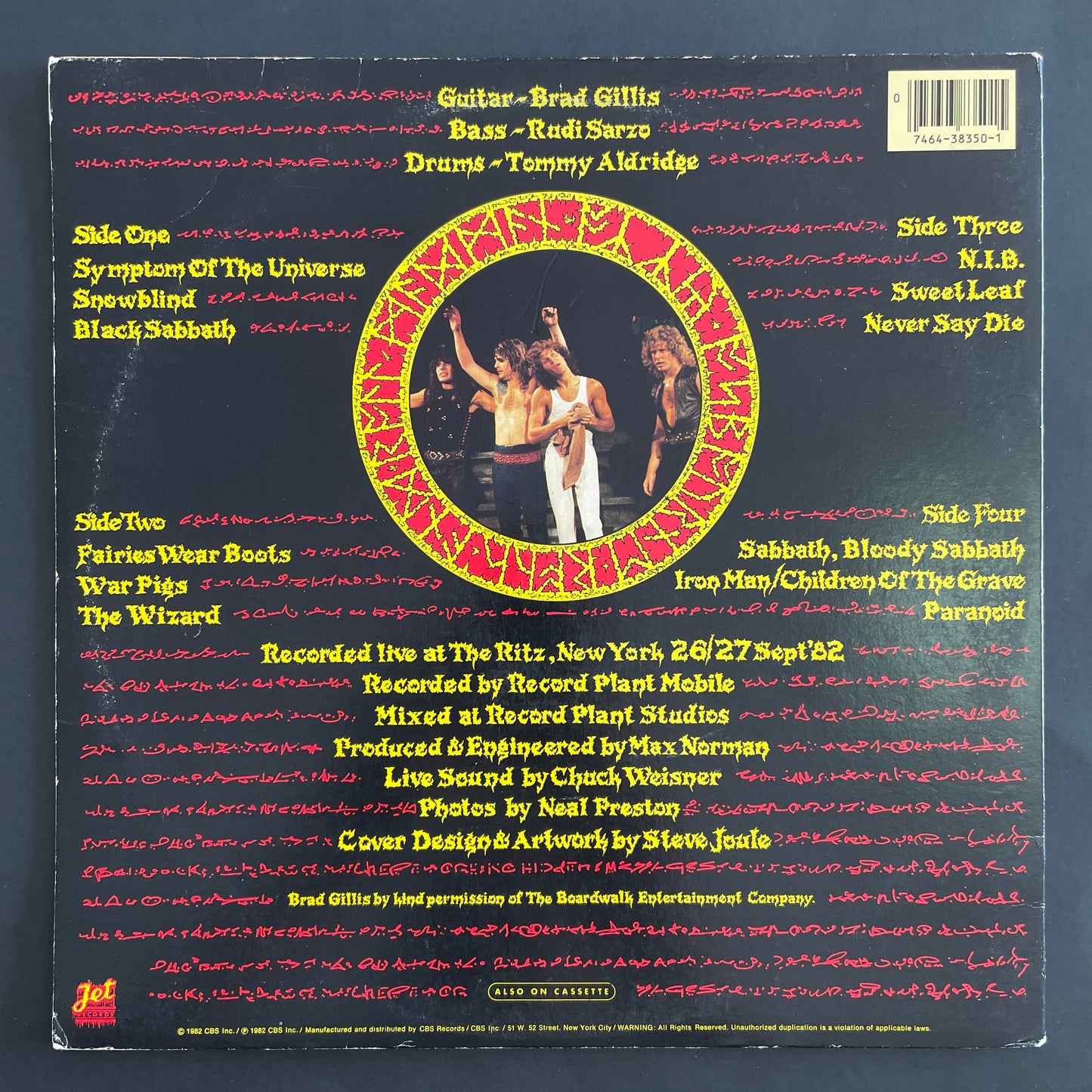 Ozzy Osbourne – Speak Of The Devil original double LP (used)